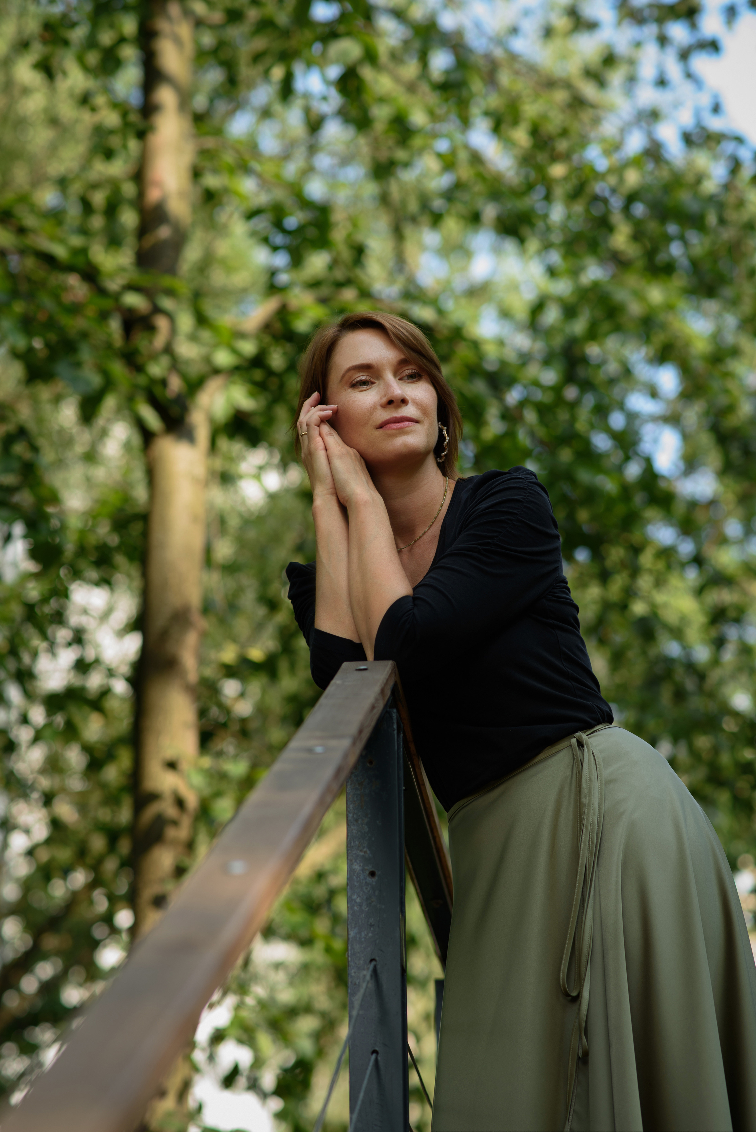 Прогулка в парке. Анна Боровикова, фотограф Пушкино