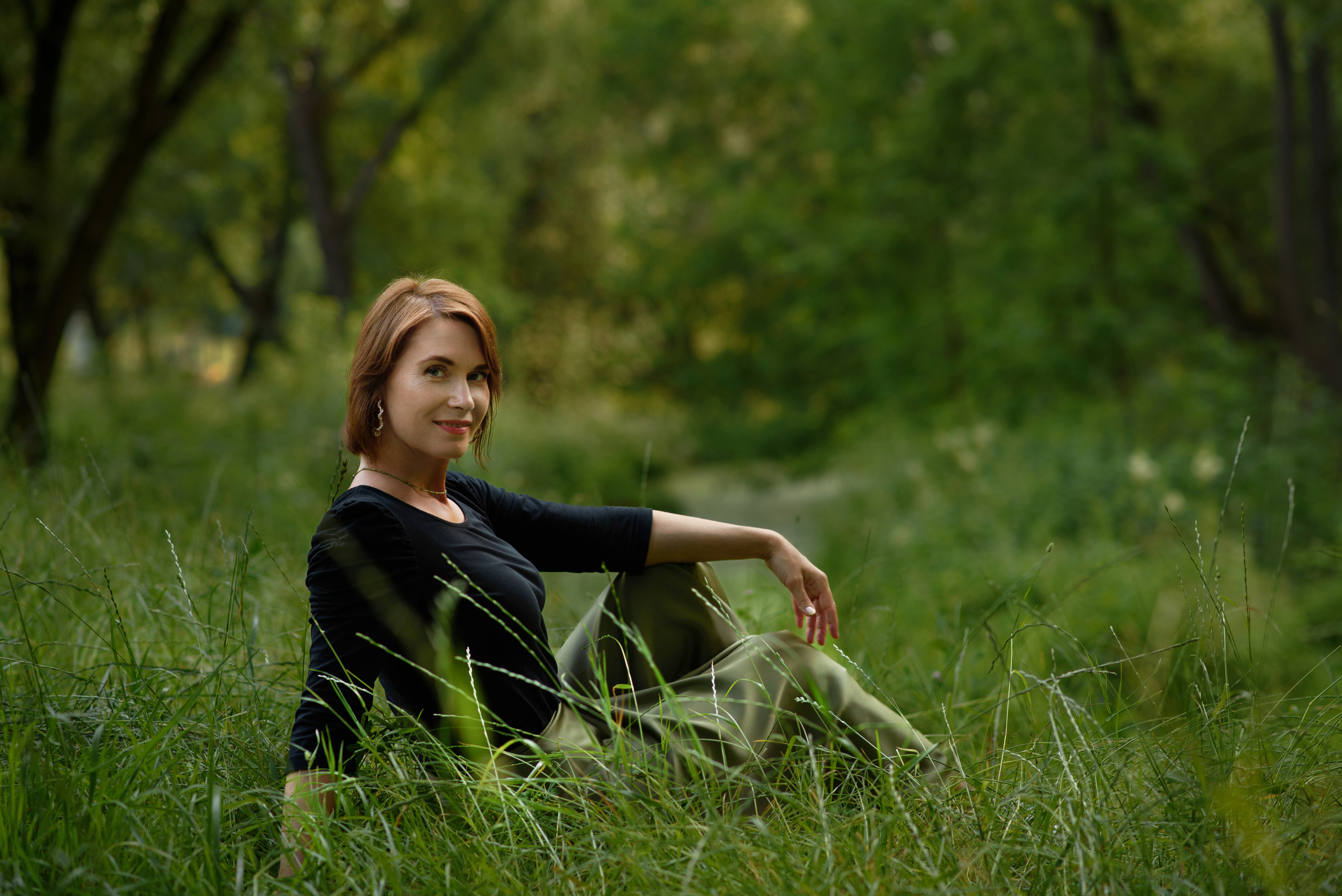 Прогулка в парке. Анна Боровикова, фотограф Пушкино