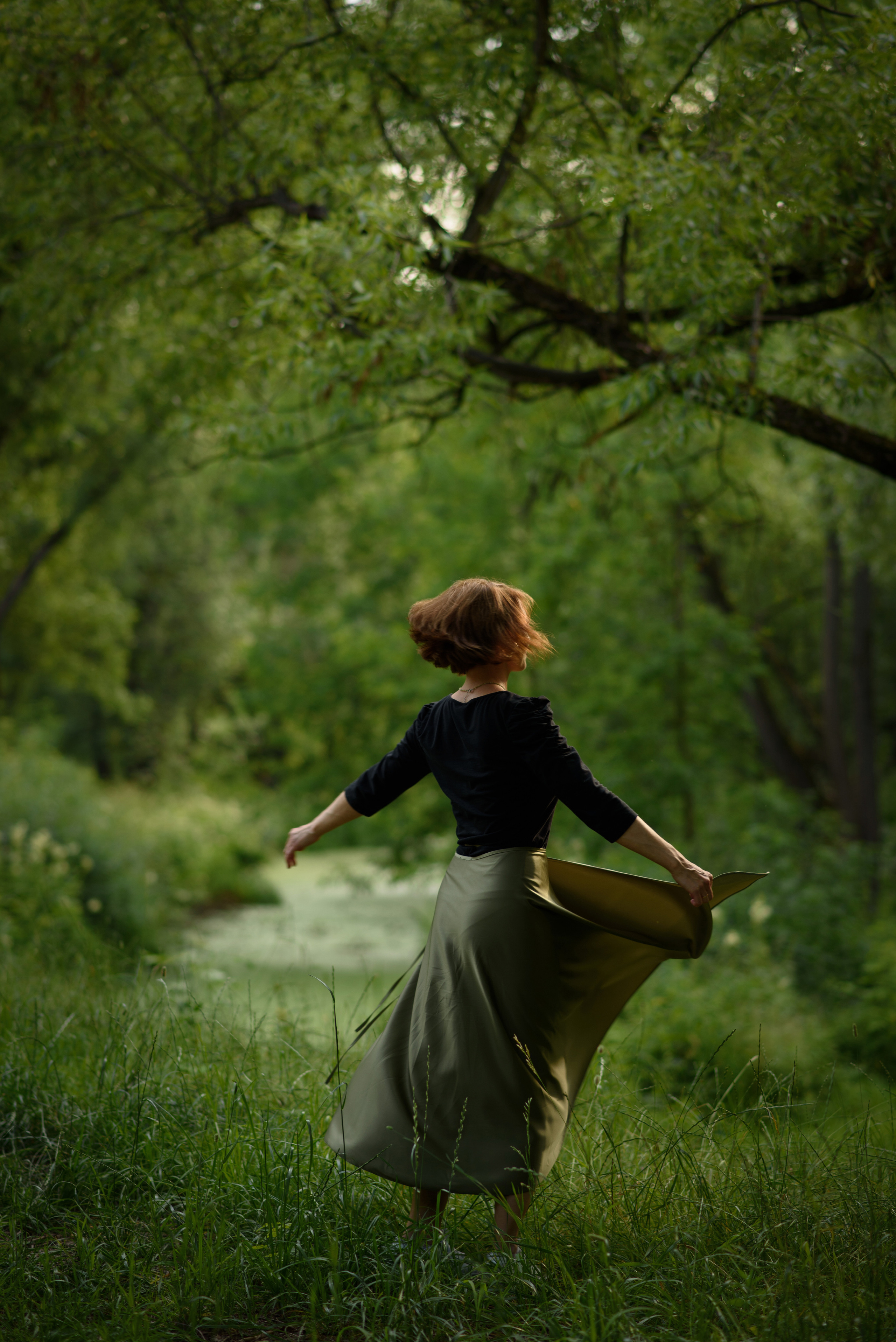 Прогулка в парке. Анна Боровикова, фотограф Пушкино