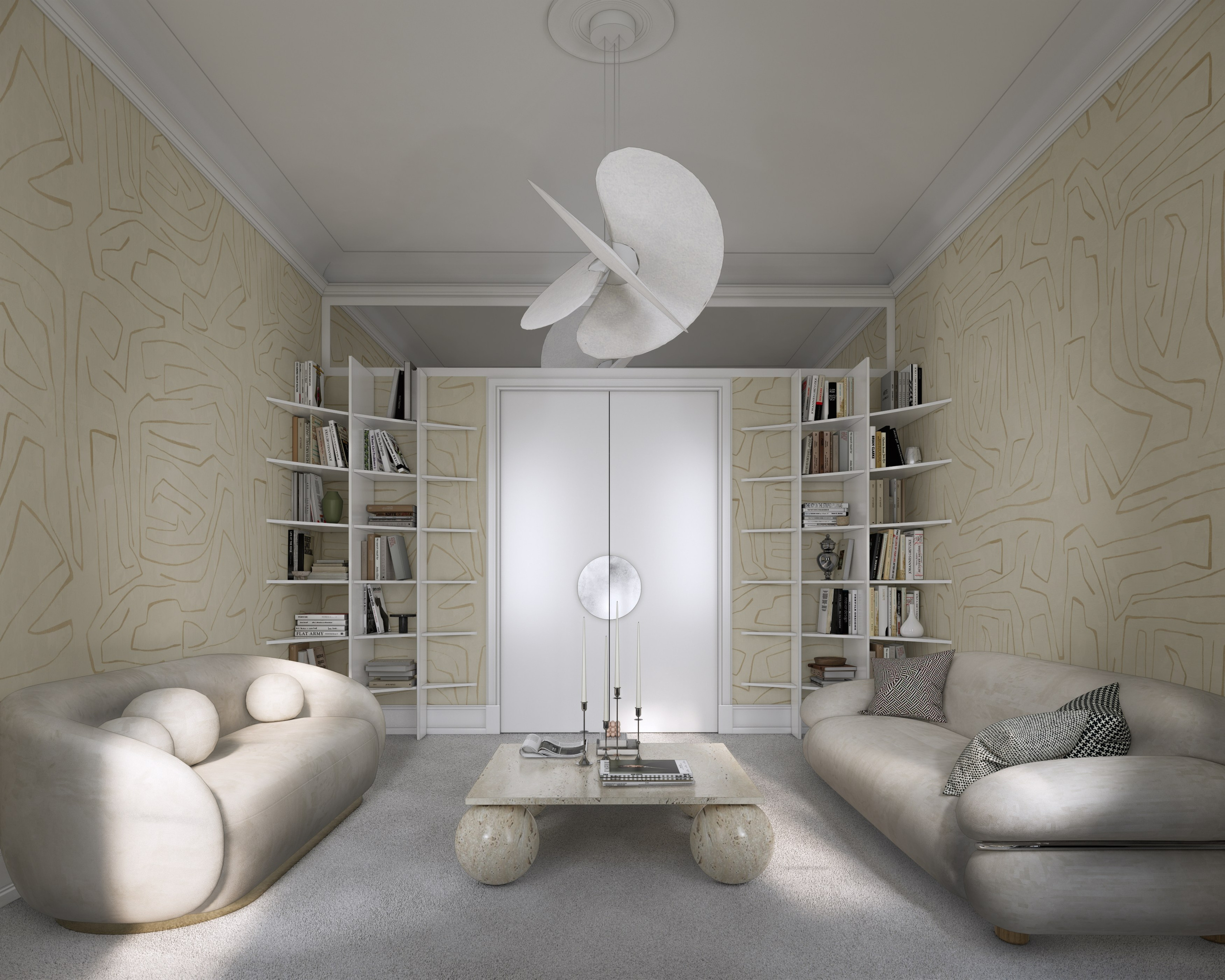 Квартира для деятелей искусств в Санкт-Петербурге, 2023 год, 98 м.кв. BYPRITCHINA | студия дизайна интерьера г. Москва