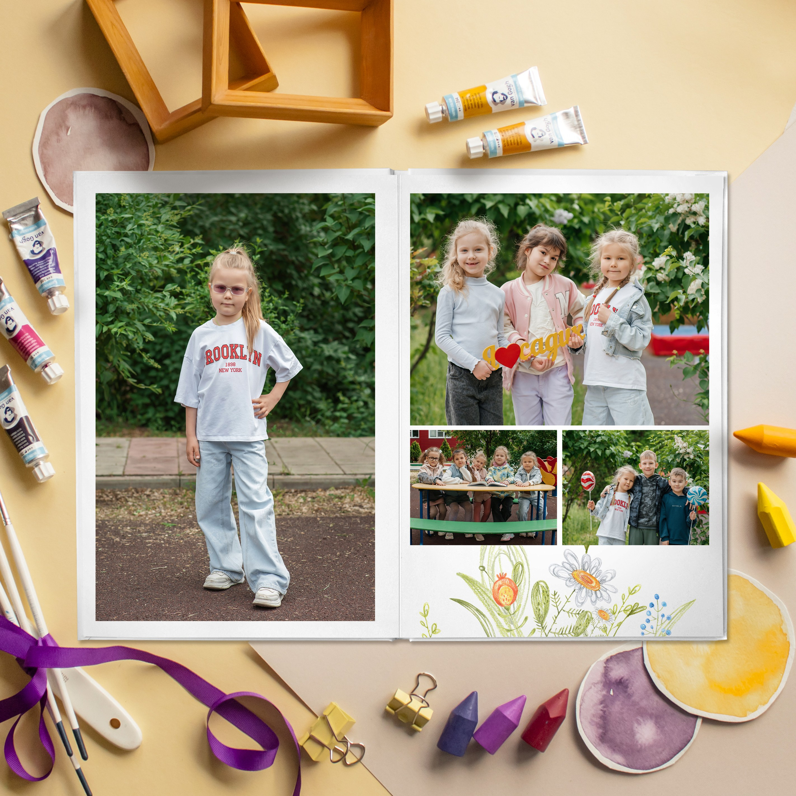 Цветы. Дизайнер fotokniga_ast