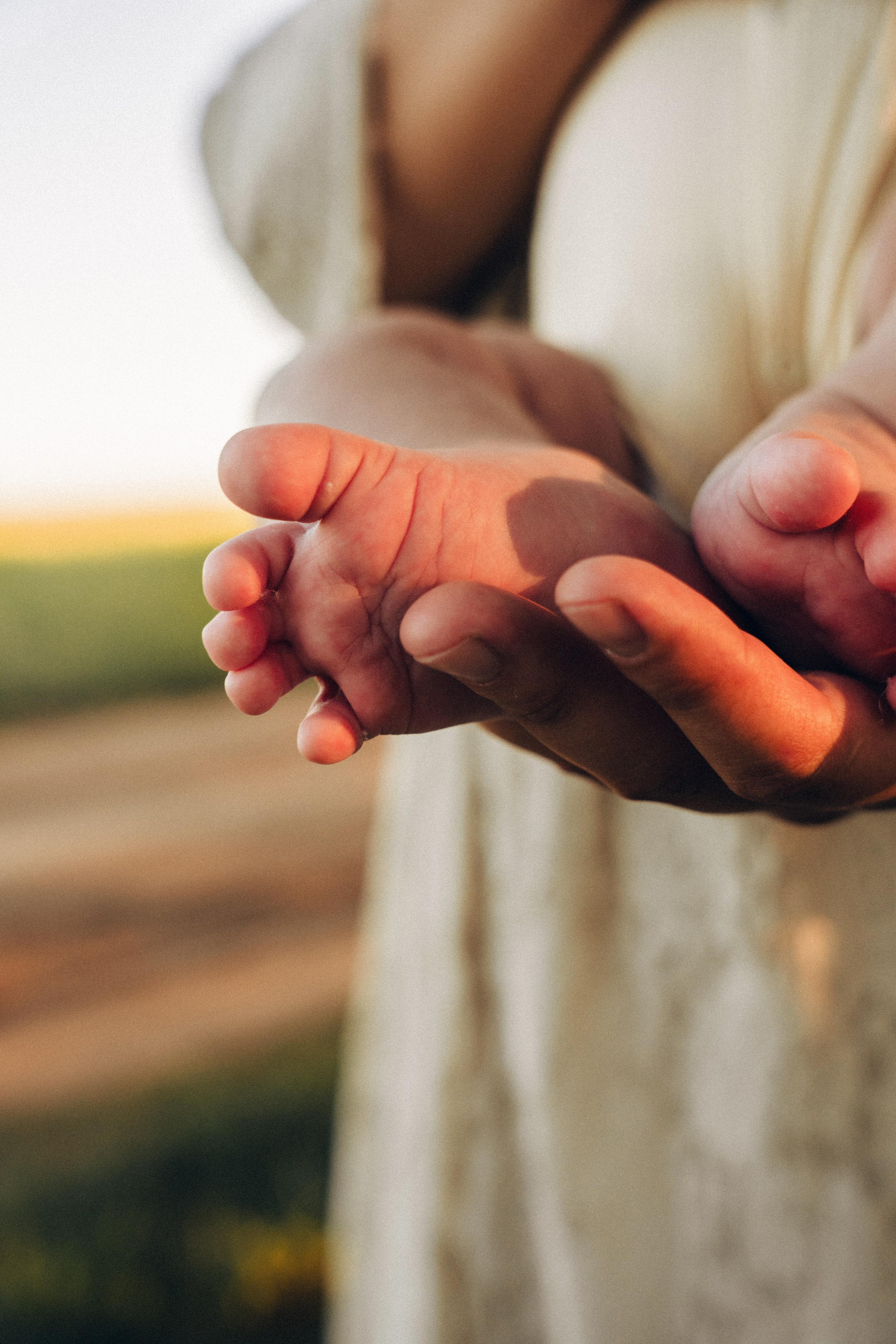 Семейная съемка на закате