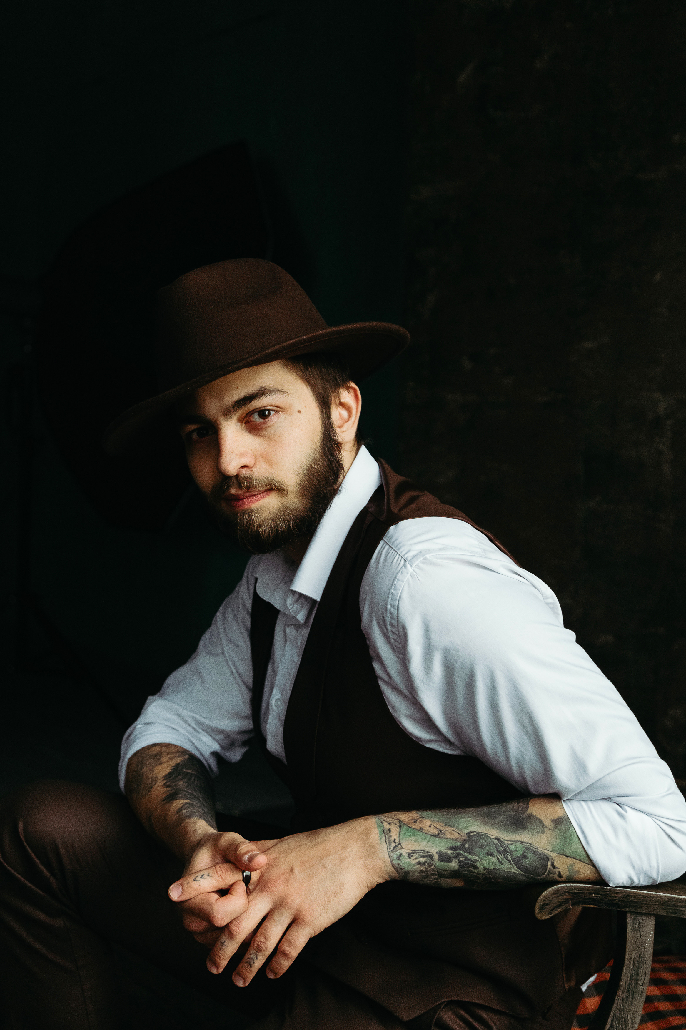 2021. Студийная съемка с Димой, а он на стиле…