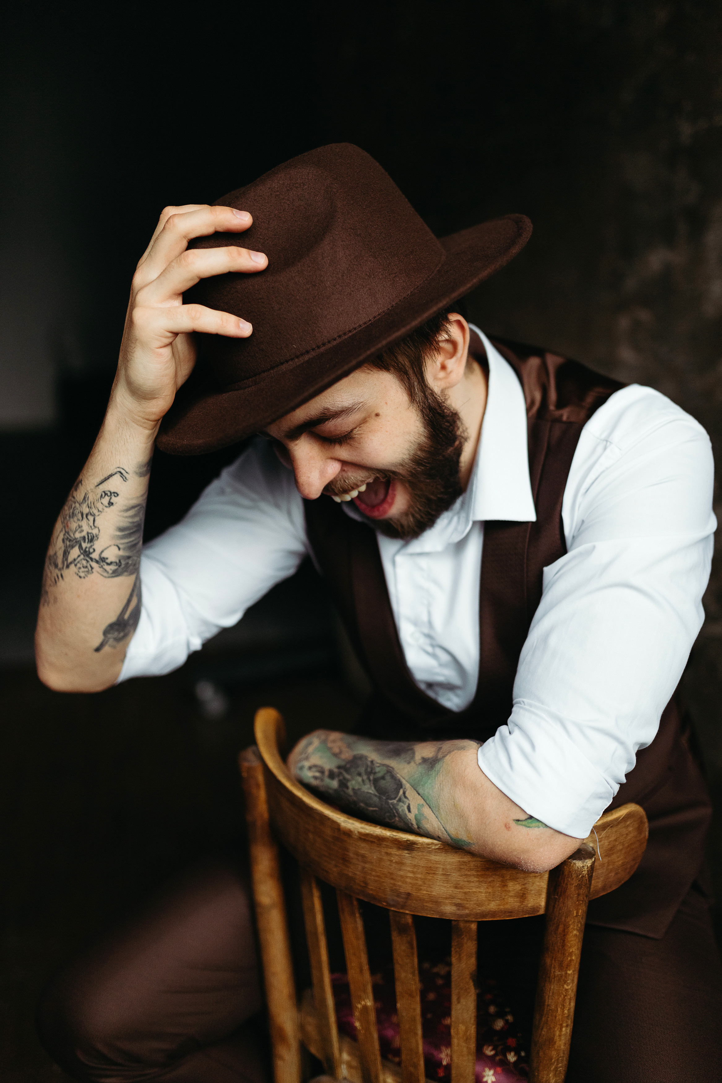 2021. Студийная съемка с Димой, а он на стиле…