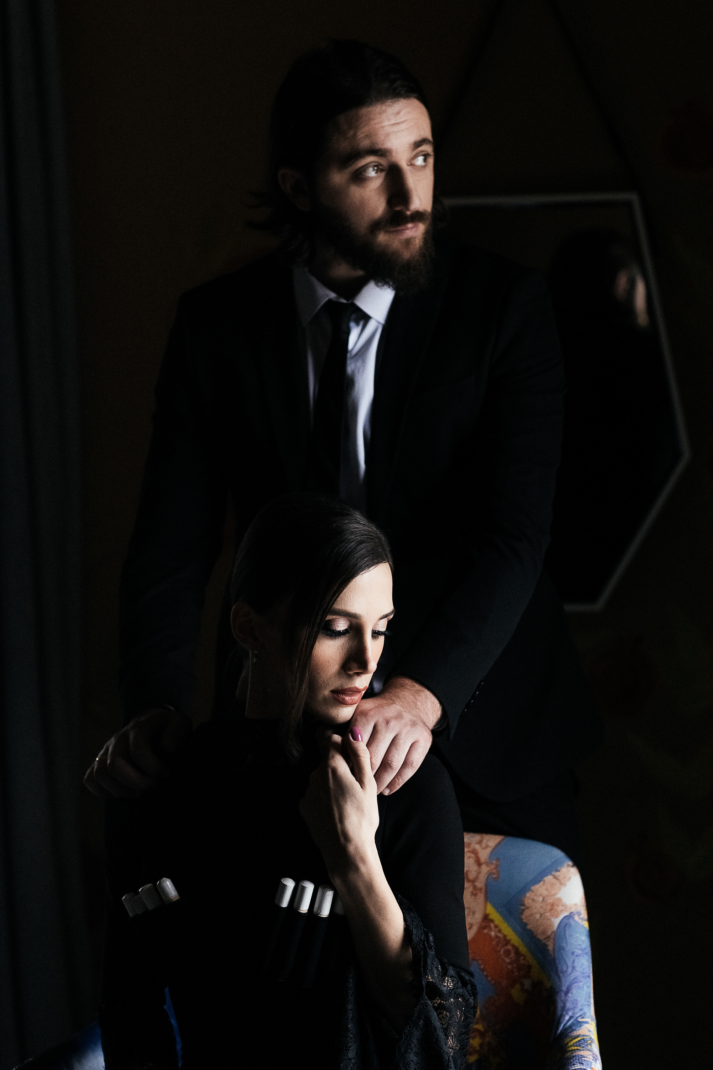 Съемка в номере отеля и последующий выезд в город