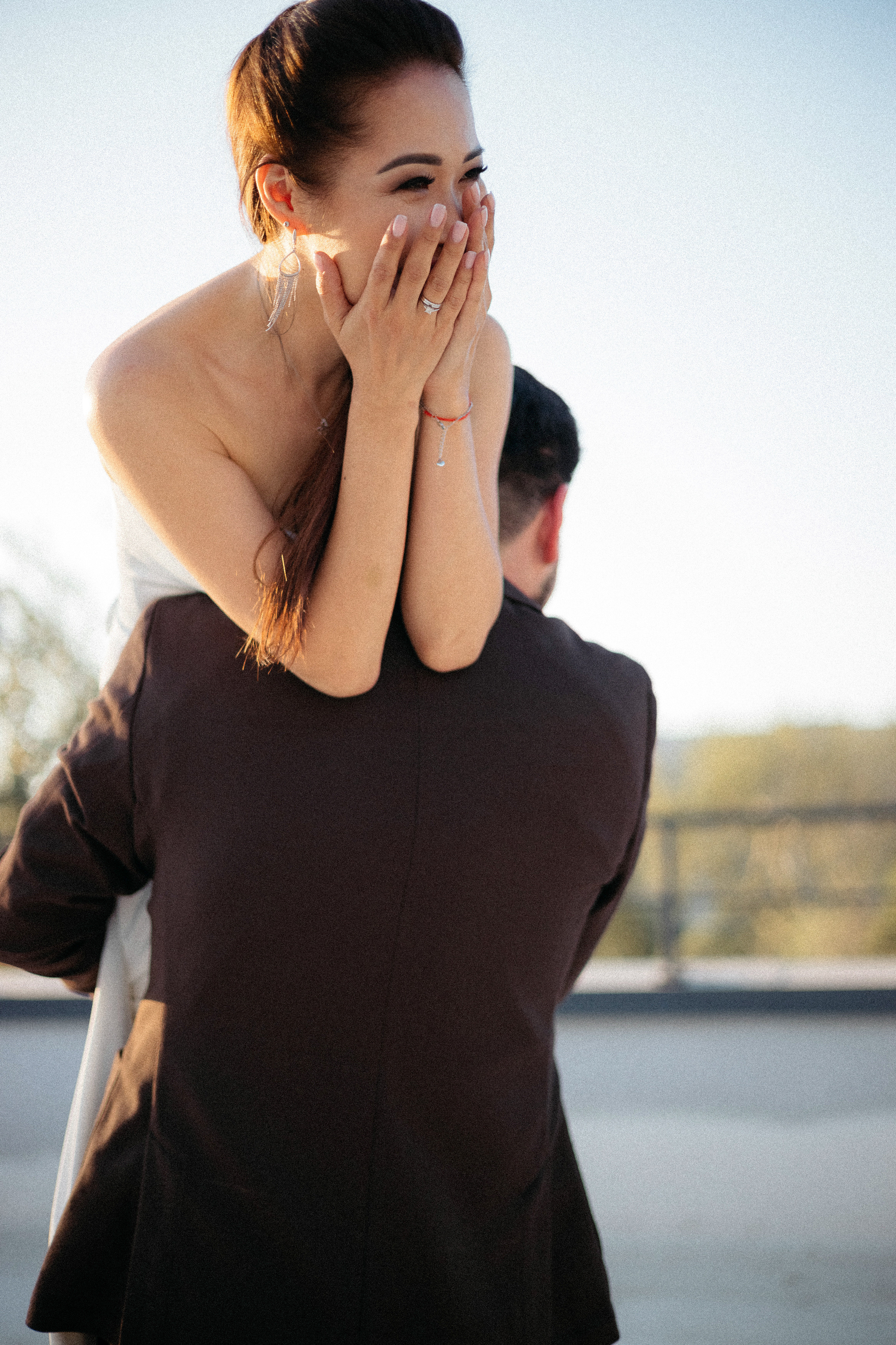 Побег на крышу. Досхан и Жанна