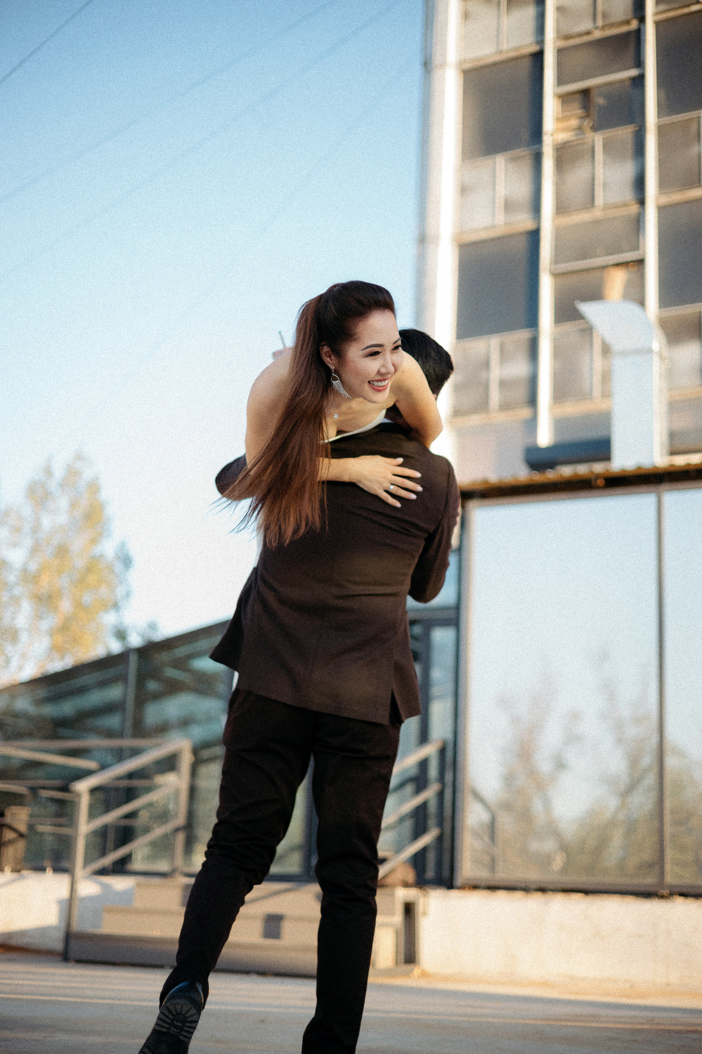 Побег на крышу. Досхан и Жанна