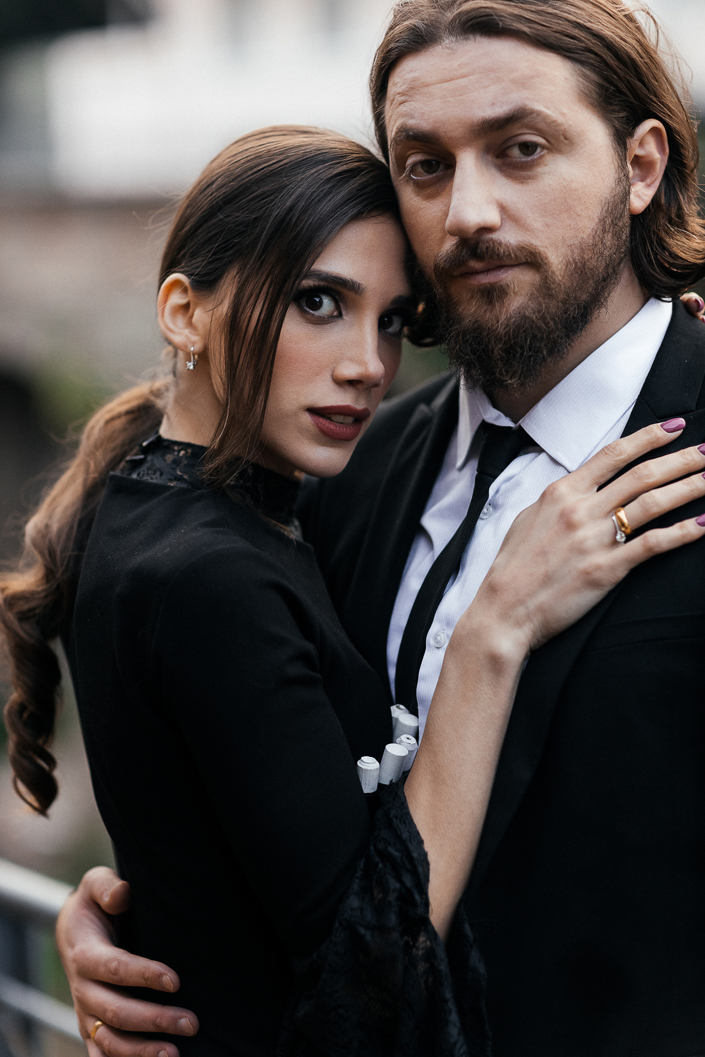 Съемка в номере отеля и последующий выезд в город