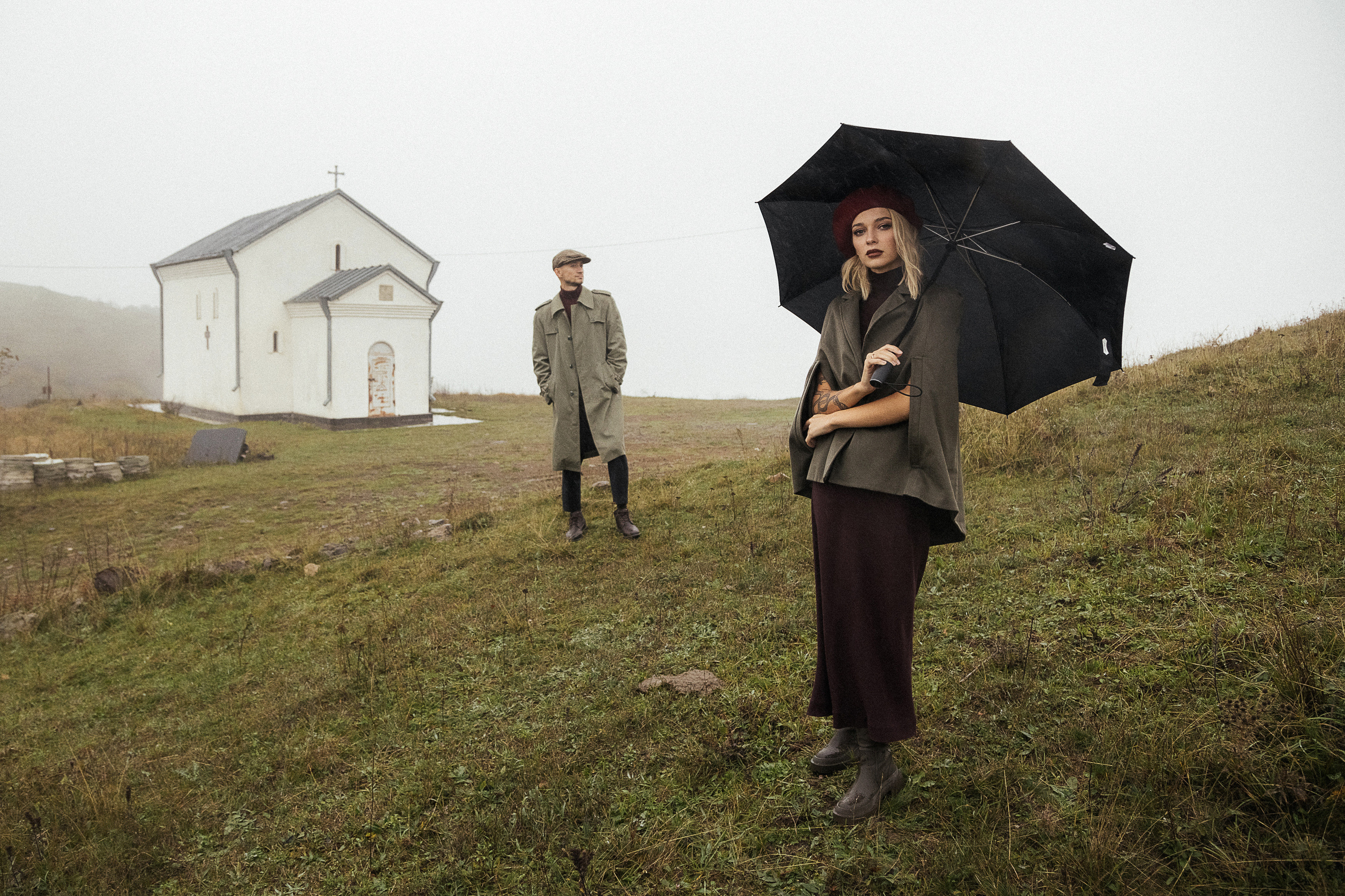 Грузинские горы. Артур и Эвелина