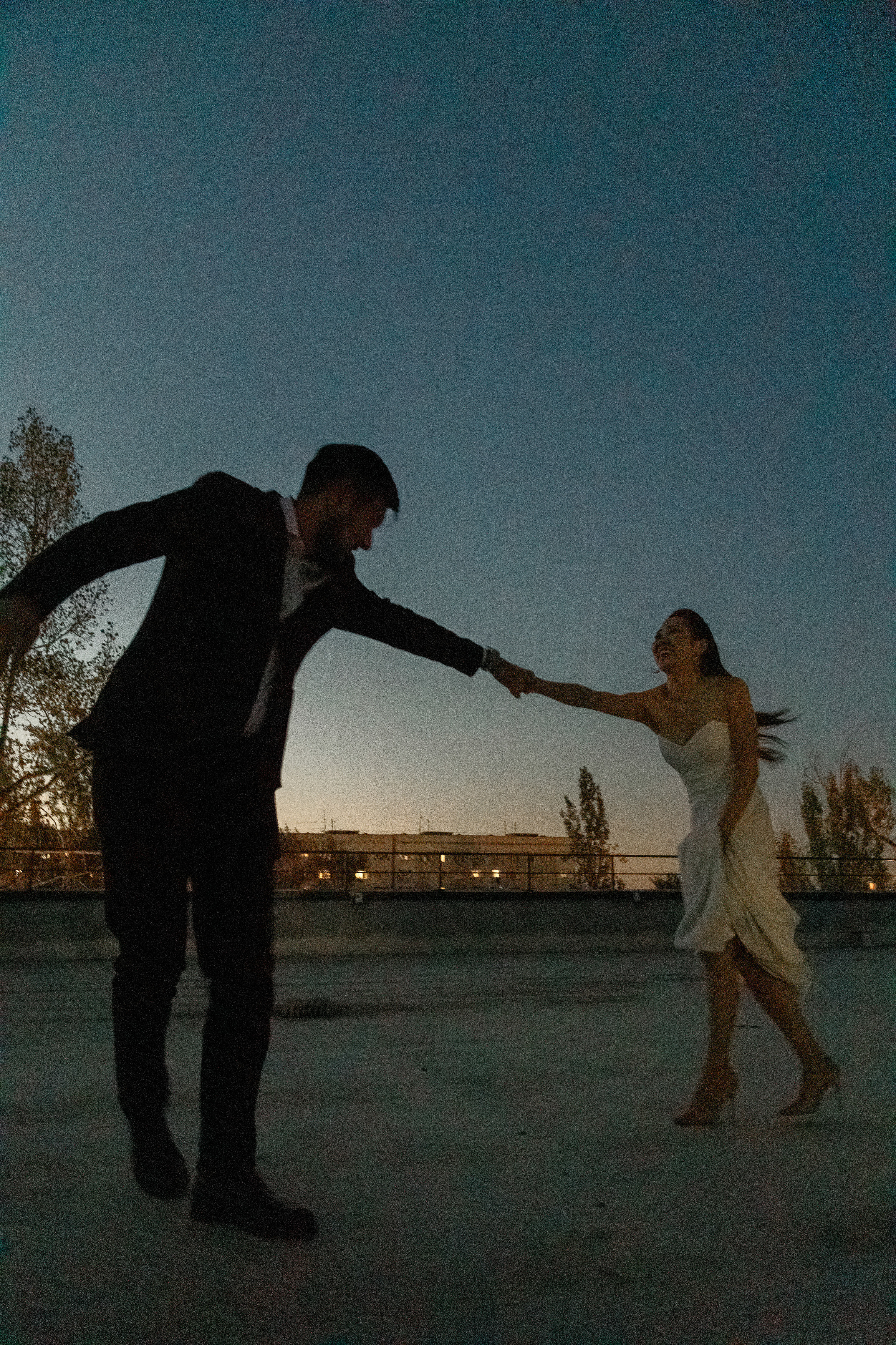 Побег на крышу. Досхан и Жанна