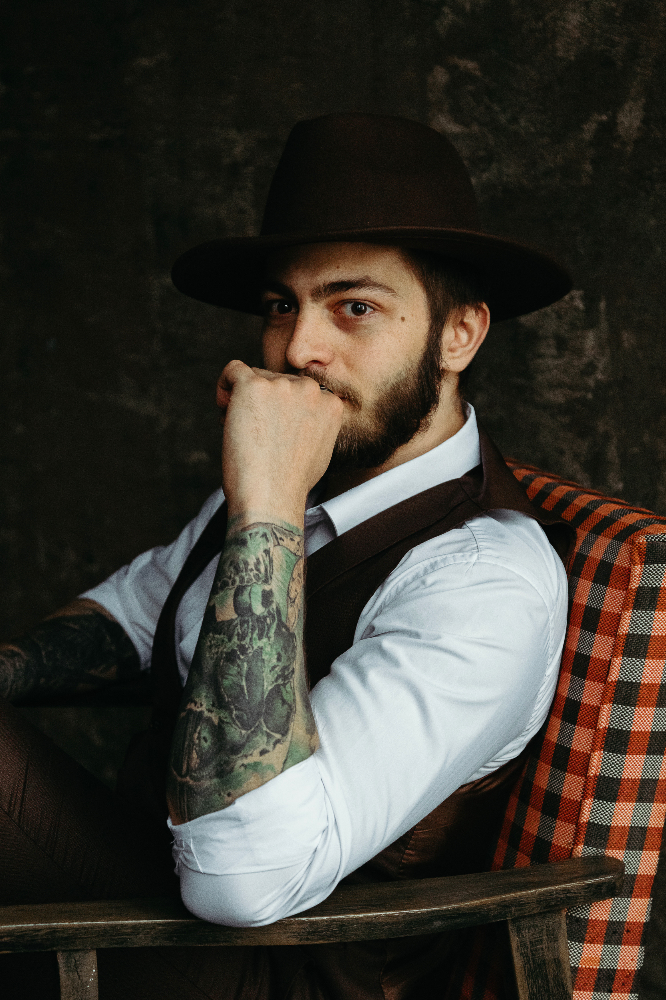 2021. Студийная съемка с Димой, а он на стиле…