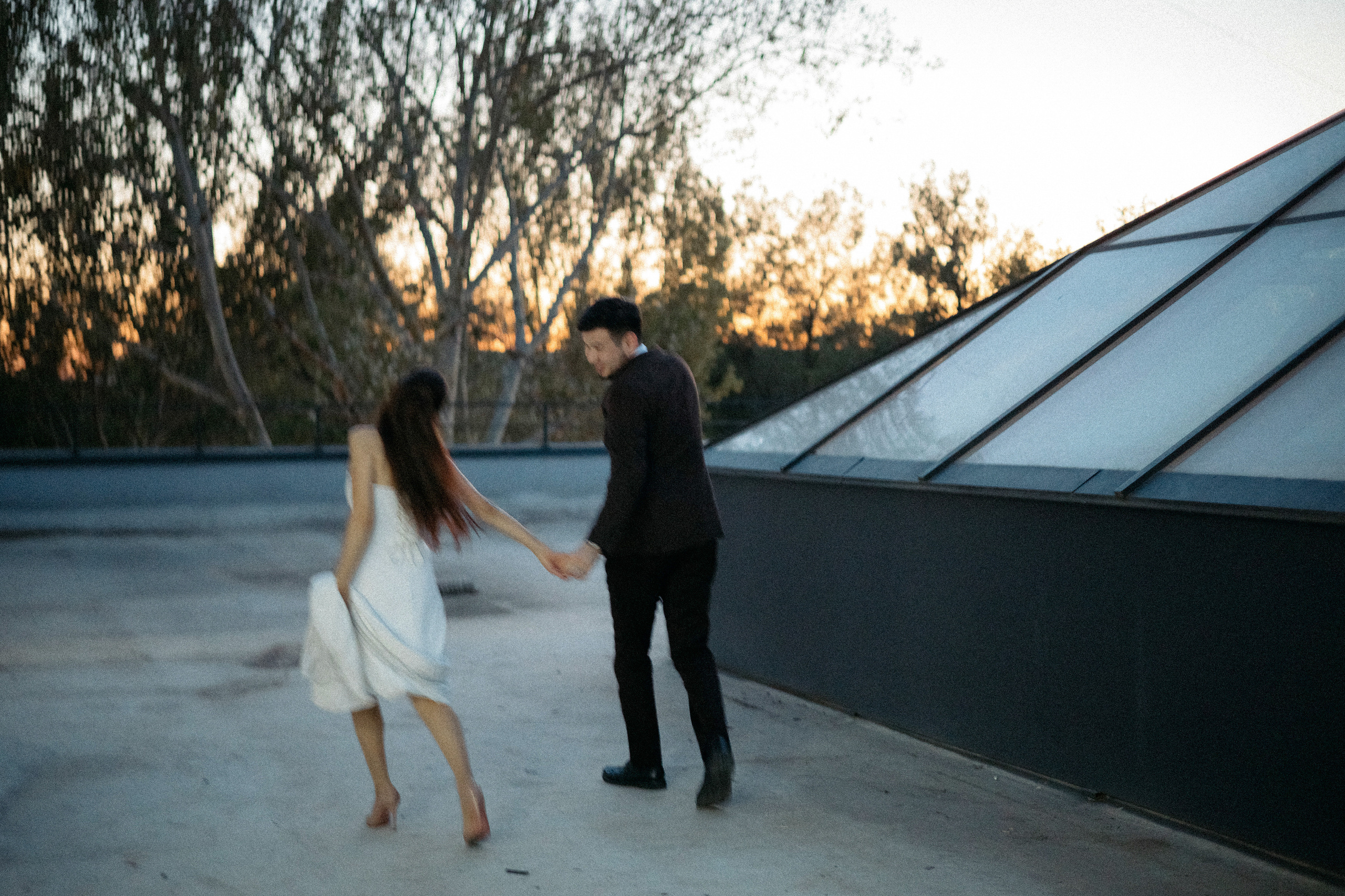 Побег на крышу. Досхан и Жанна