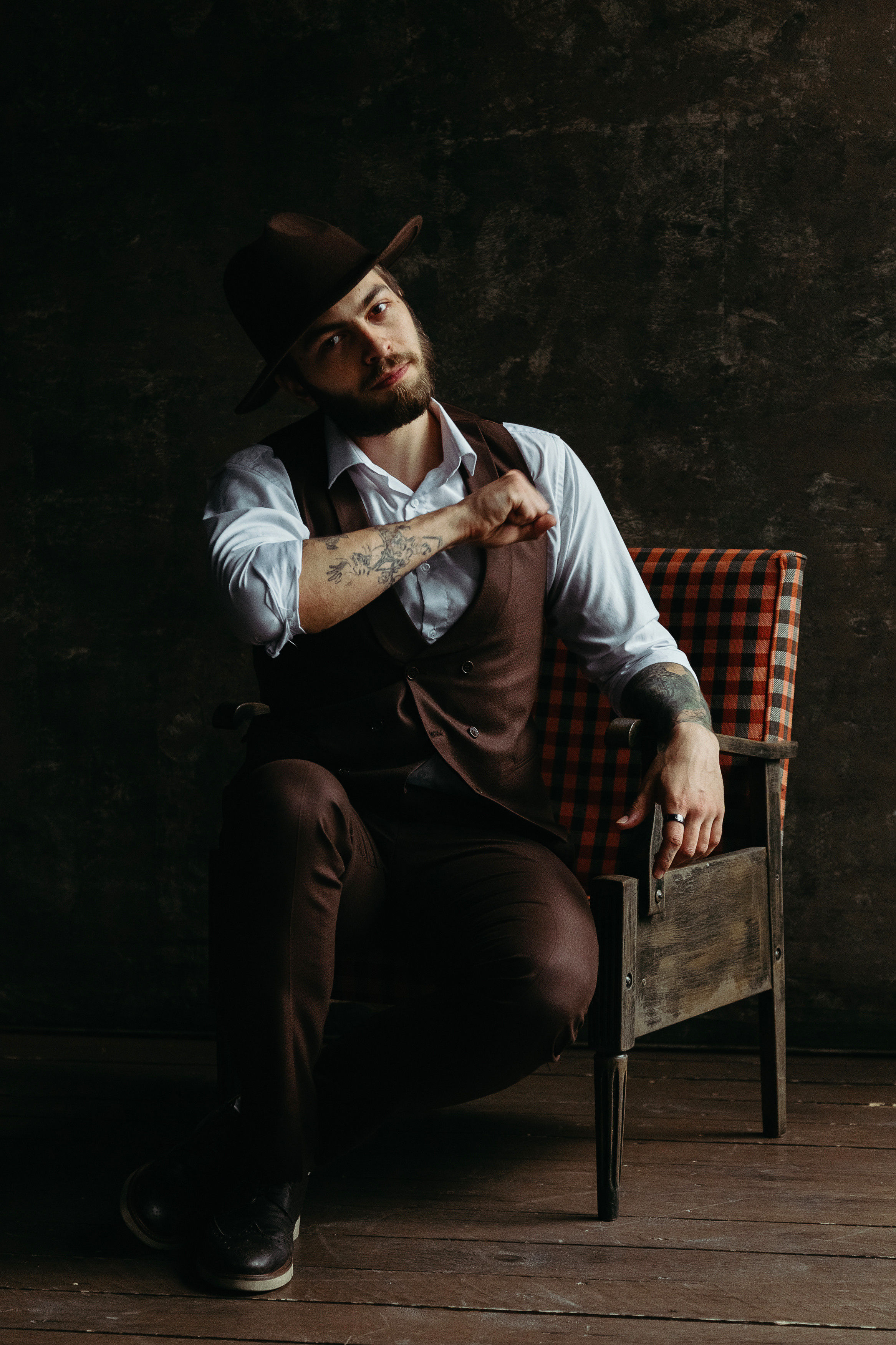 2021. Студийная съемка с Димой, а он на стиле…