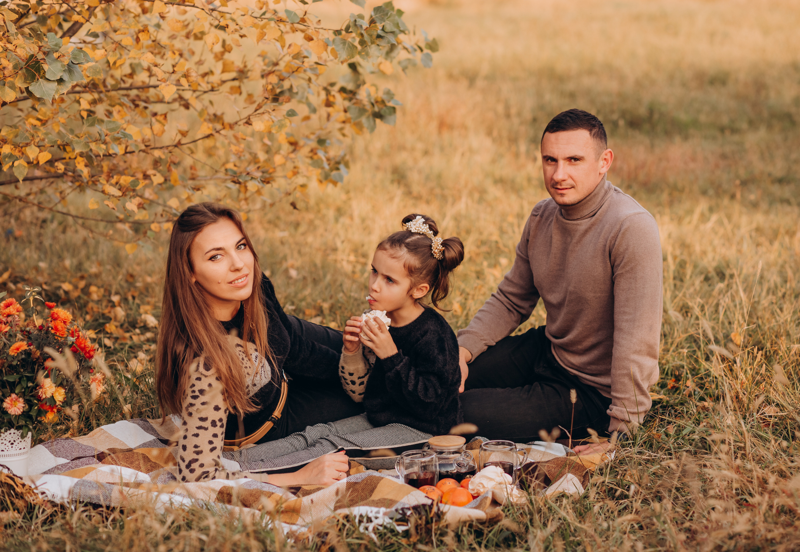 Семейная осенняя съемка на природе. Фотограф Новокубанск Армавир Федосеева Алина