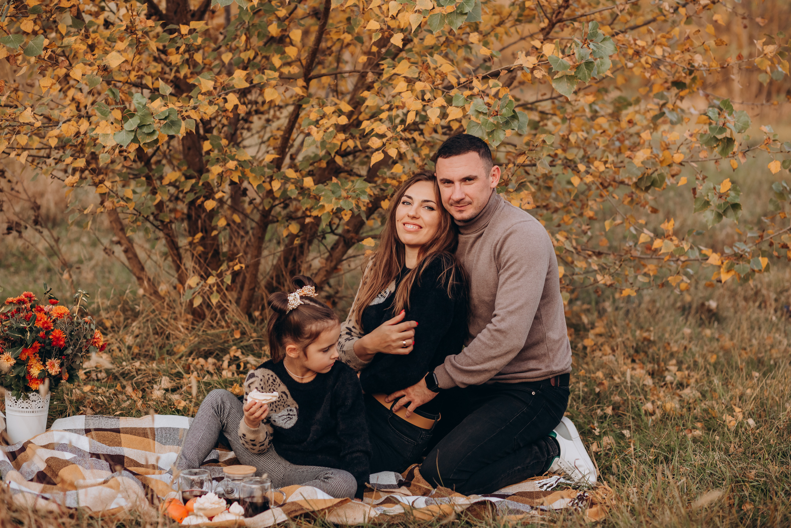 Семейная осенняя съемка на природе. Фотограф Новокубанск Армавир Федосеева Алина