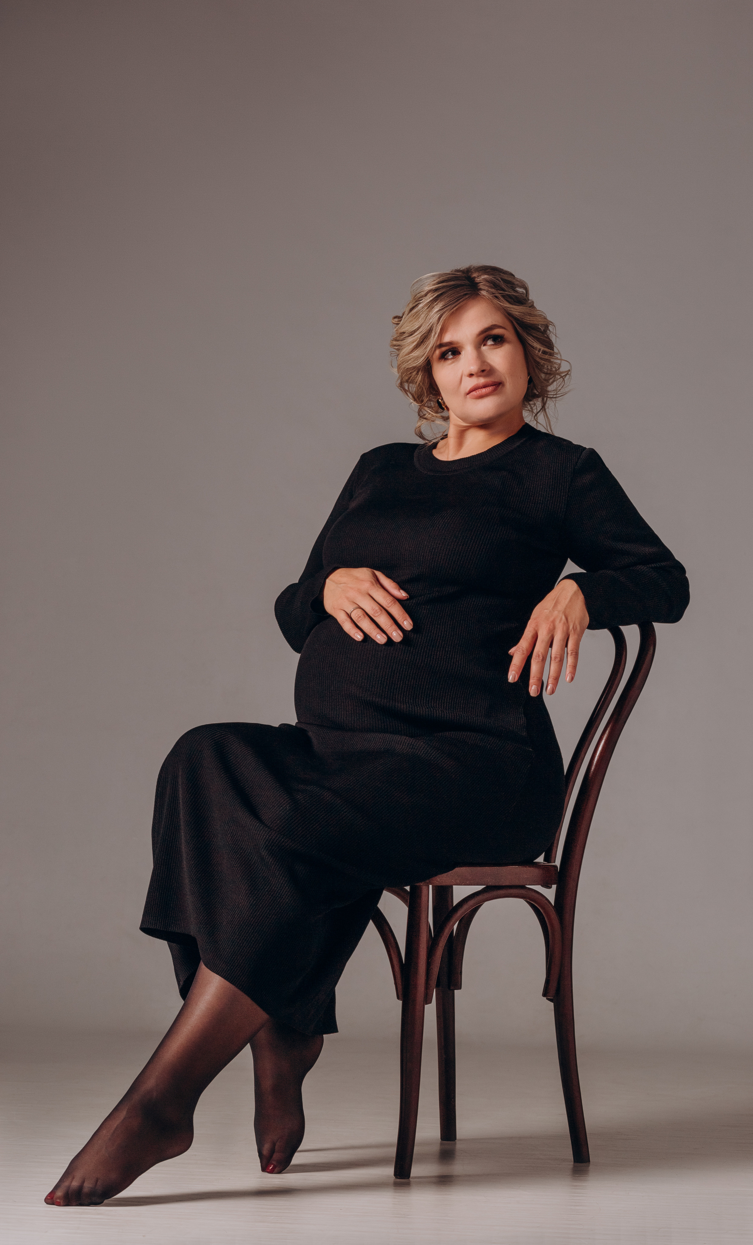 Студийная съемка беременности. Фотограф Новокубанск Армавир Федосеева Алина