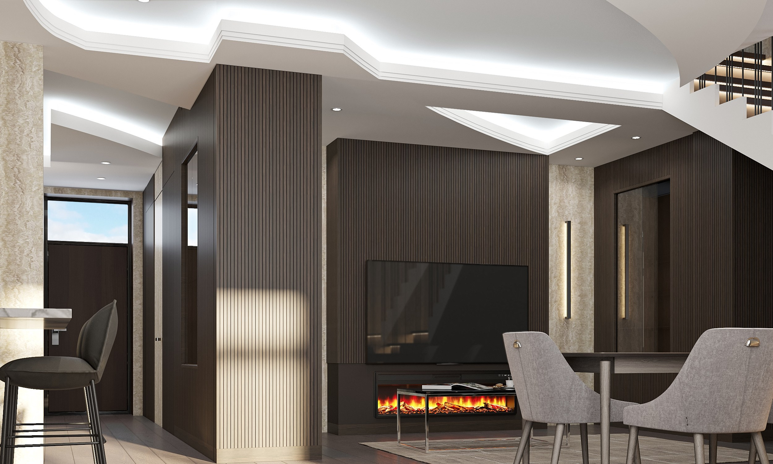 Дизайн интерьера квартиры в Ростове-на-Дону