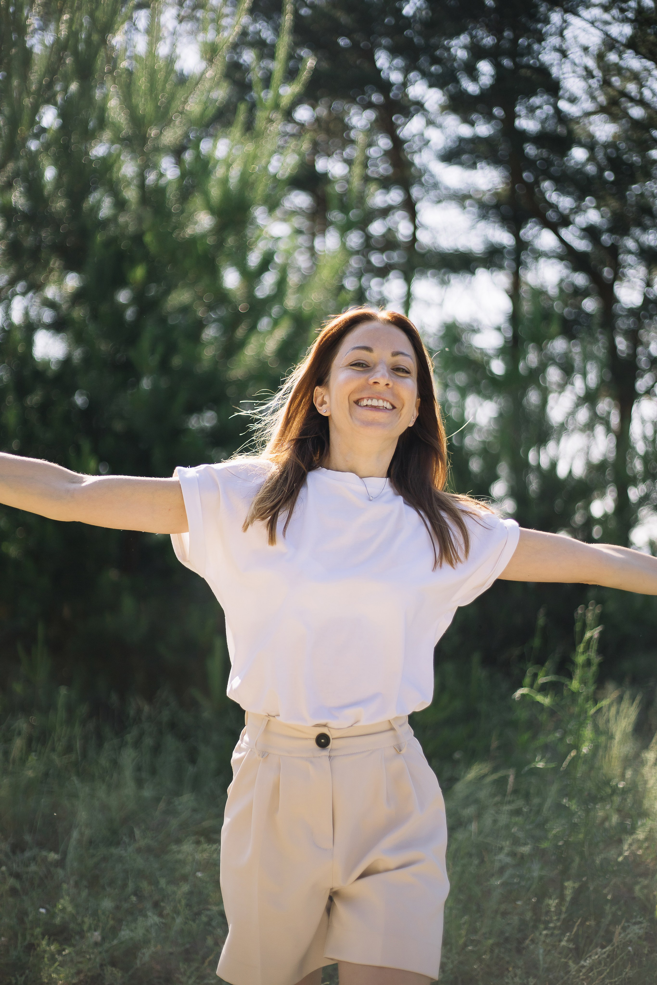 Семейное утро в сосновом лесу. Семейный фотограф в Томске Максимова Екатерина
