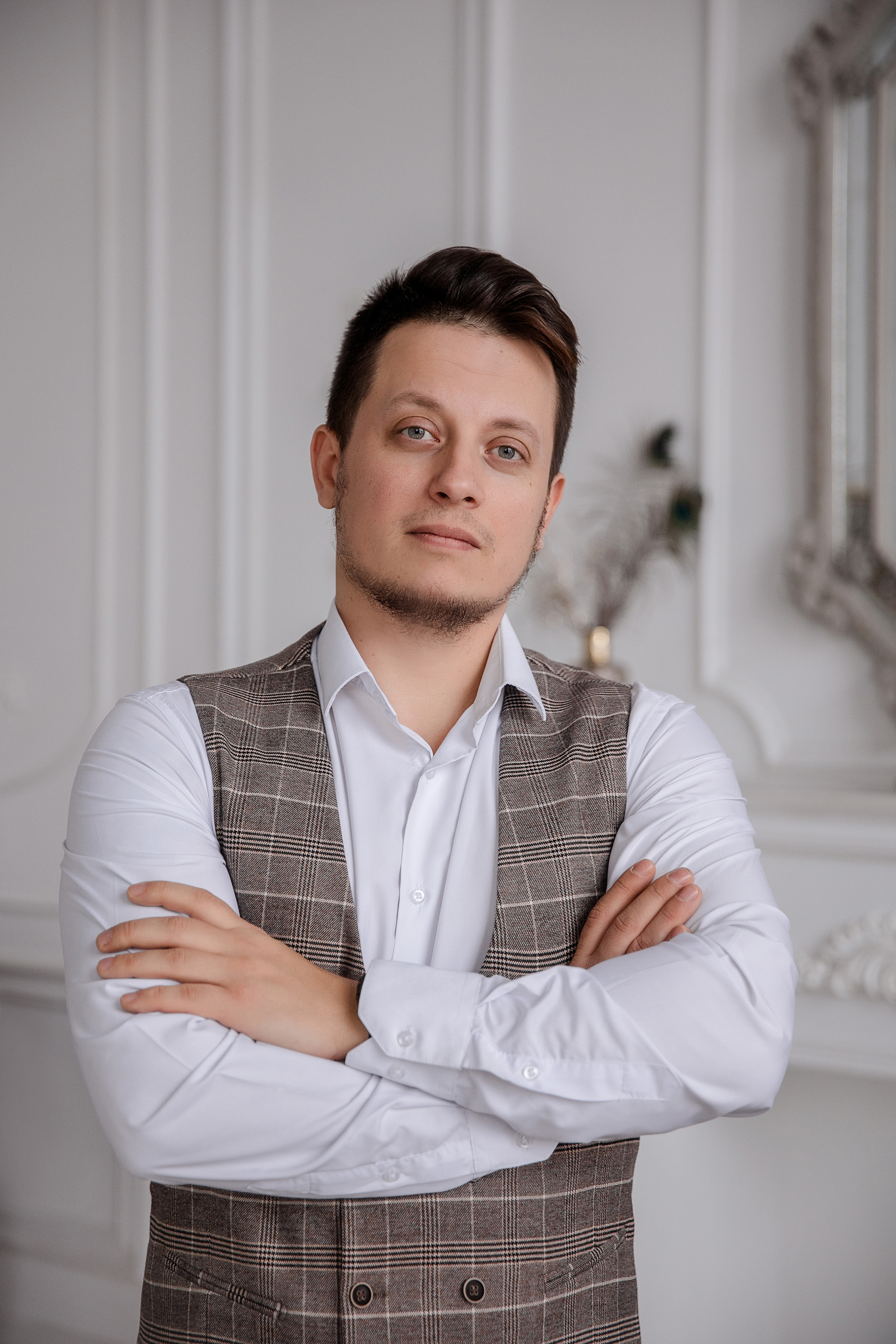 Студийная фотосессия после свадьбы. Татьяна, Иван, Егор. Семейный и детский фотограф в Москве Вера Ускова