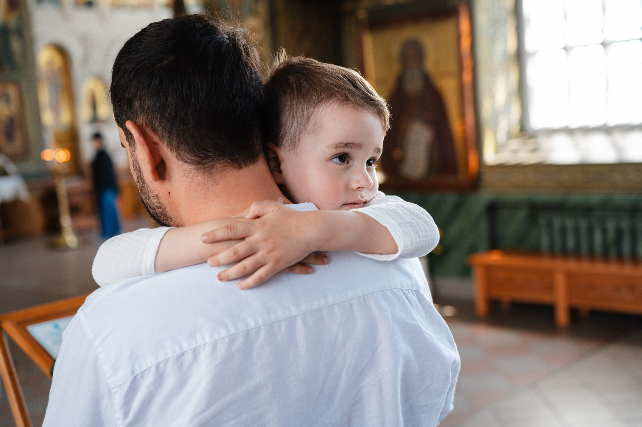 Таинство Крещения Дарьи (Храм Преполовения Пятидесятницы). Фотограф Ярута Оксана / Ростов-на-Дону