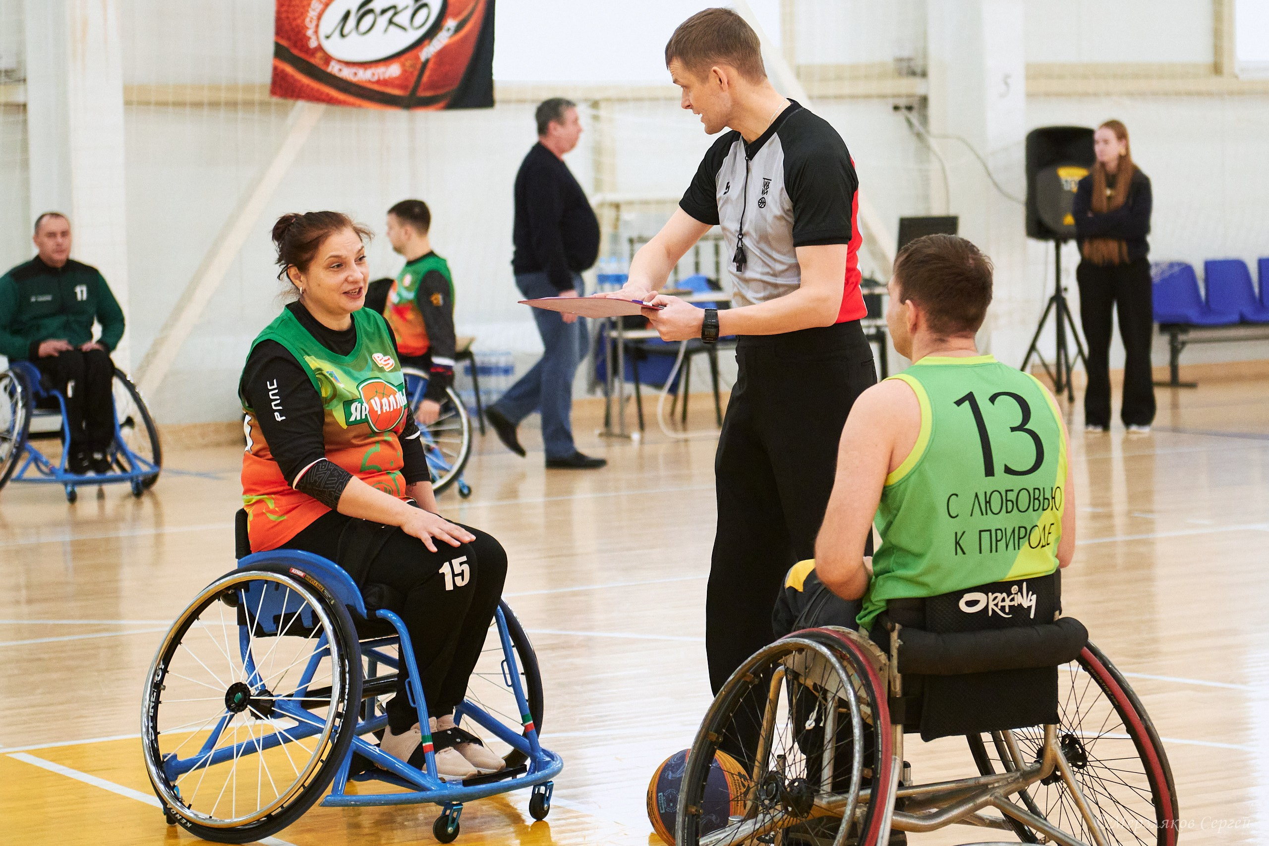 X традиционный Рождественский турнир по баскетболу на колясках. Ижевск. Спортивный репортажный фотограф в Ижевске Сергей Мерзляков