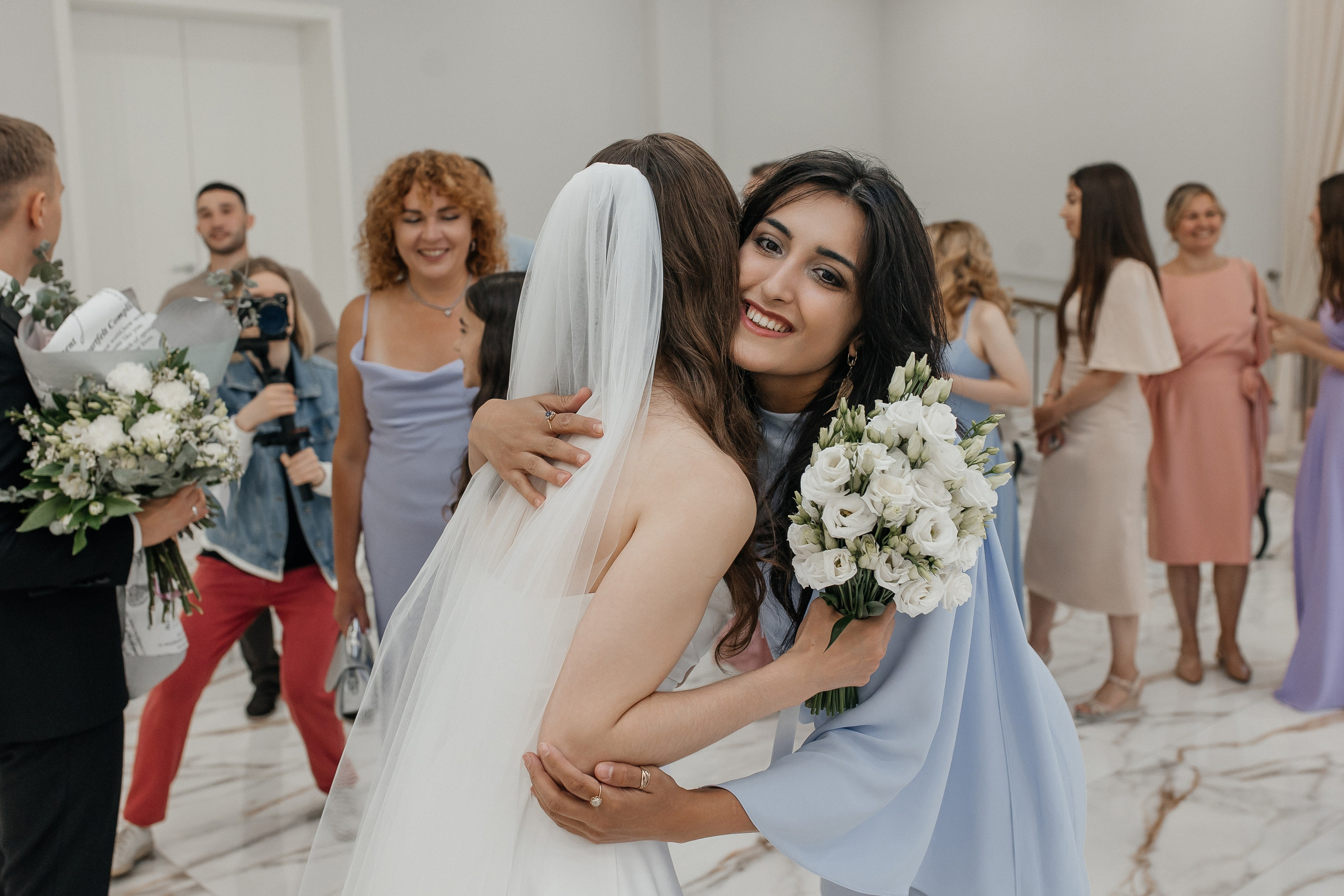 Регистрация брака в Шипиловском дворце бракосочетания. Свадебный фотограф в Москве Дарья Олендарёва