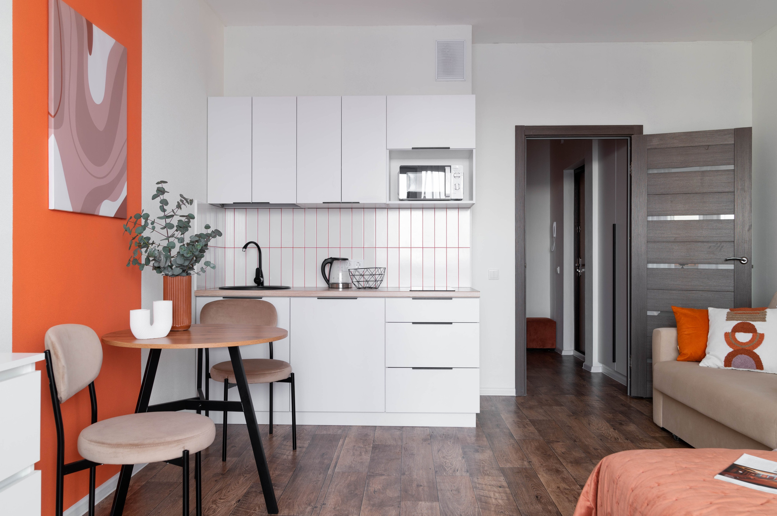 Съемка студии для посуточной аренды ЖК «Подсолнухи». Интерьерный фотограф в Ярославле. Вероника Лазыкина