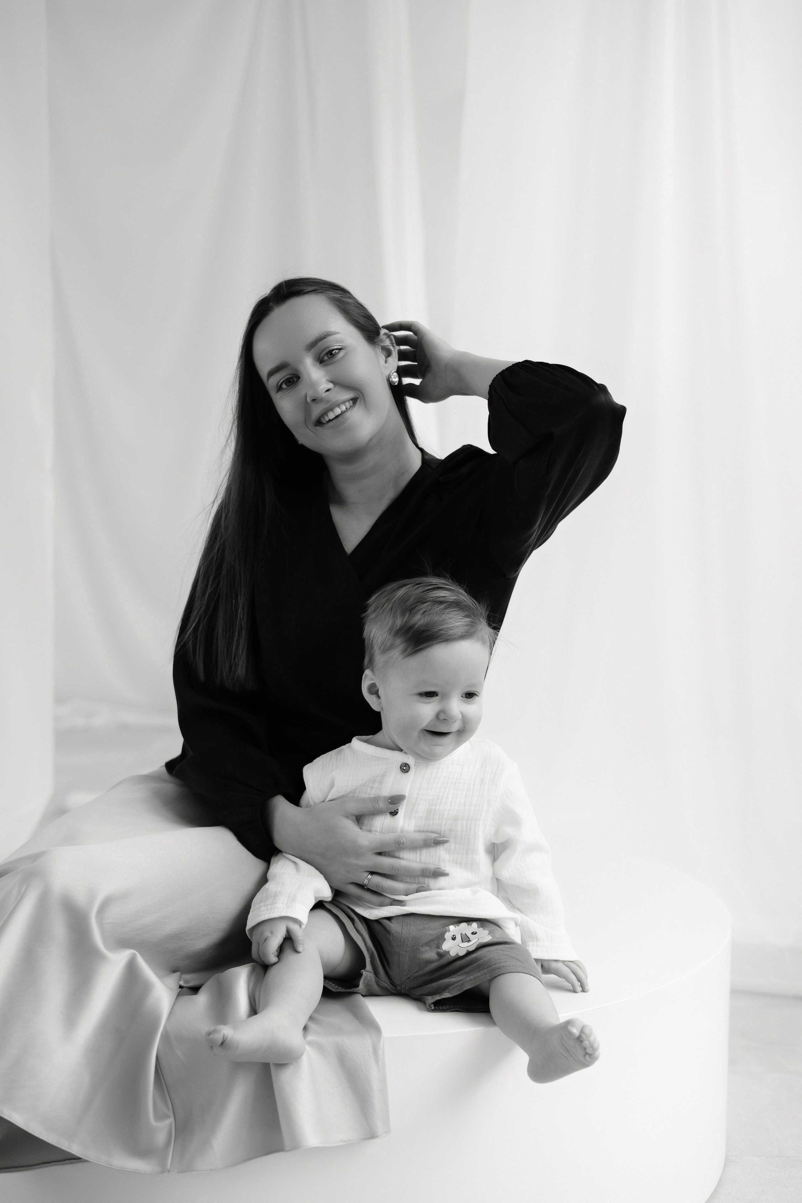 Арсений с мамой и папой. Фотограф в Кемерово Миллер Анна