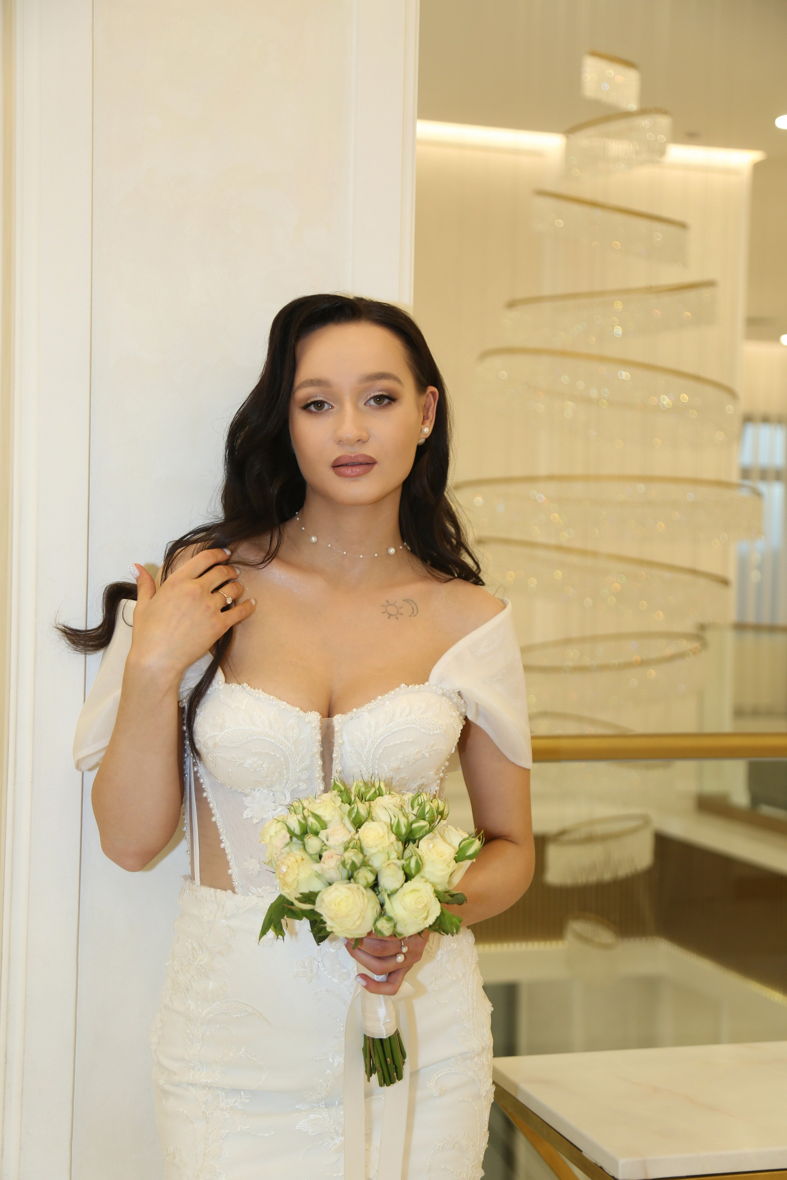 Свадебная фотосессия Андрея и Татьяны. Фотосессия в студии в Москве от профессионального фотографа услуги по доступным ценам