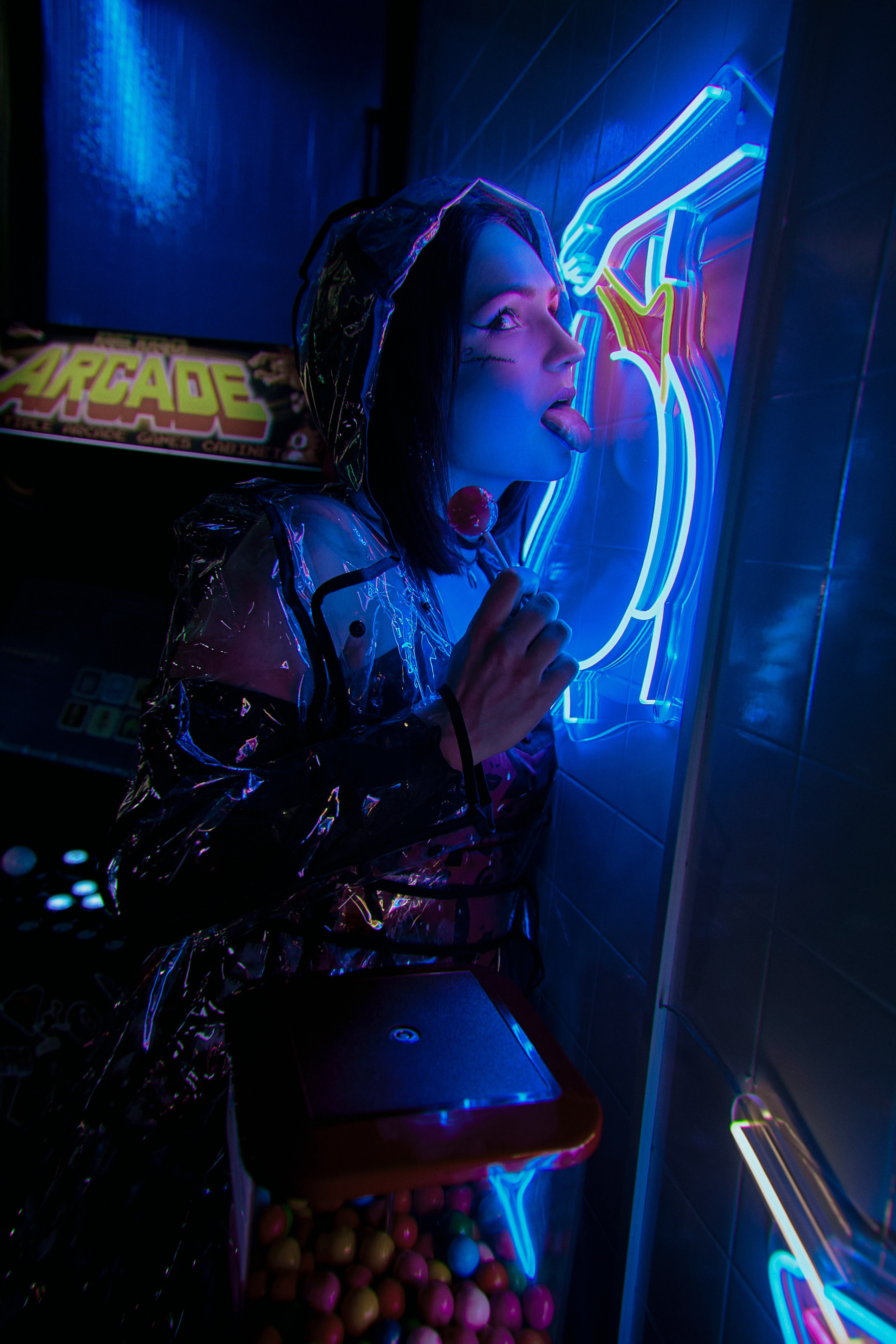 Неоновая съемка в студии. Рекламный фотограф Санкт-Петербург Катерина Мишкель