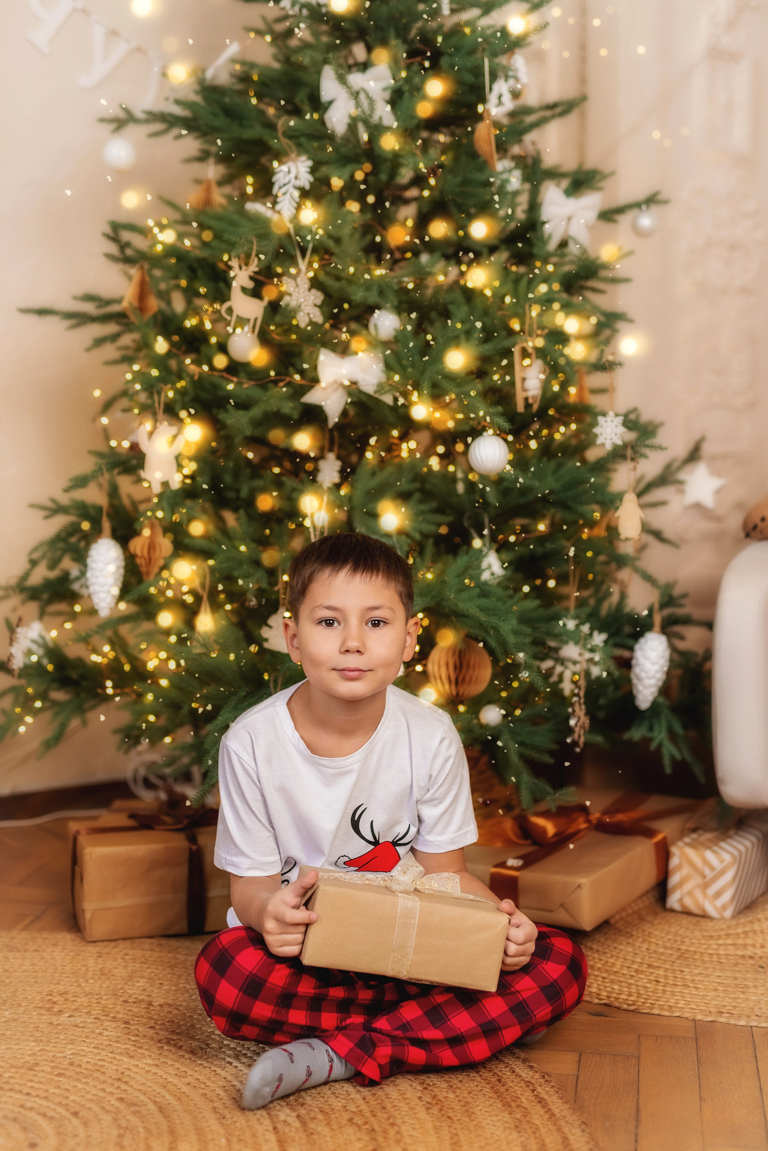 Семейная новогодняя фотосессия. Семейный, детский фотограф в Воронеже Анна Никитина