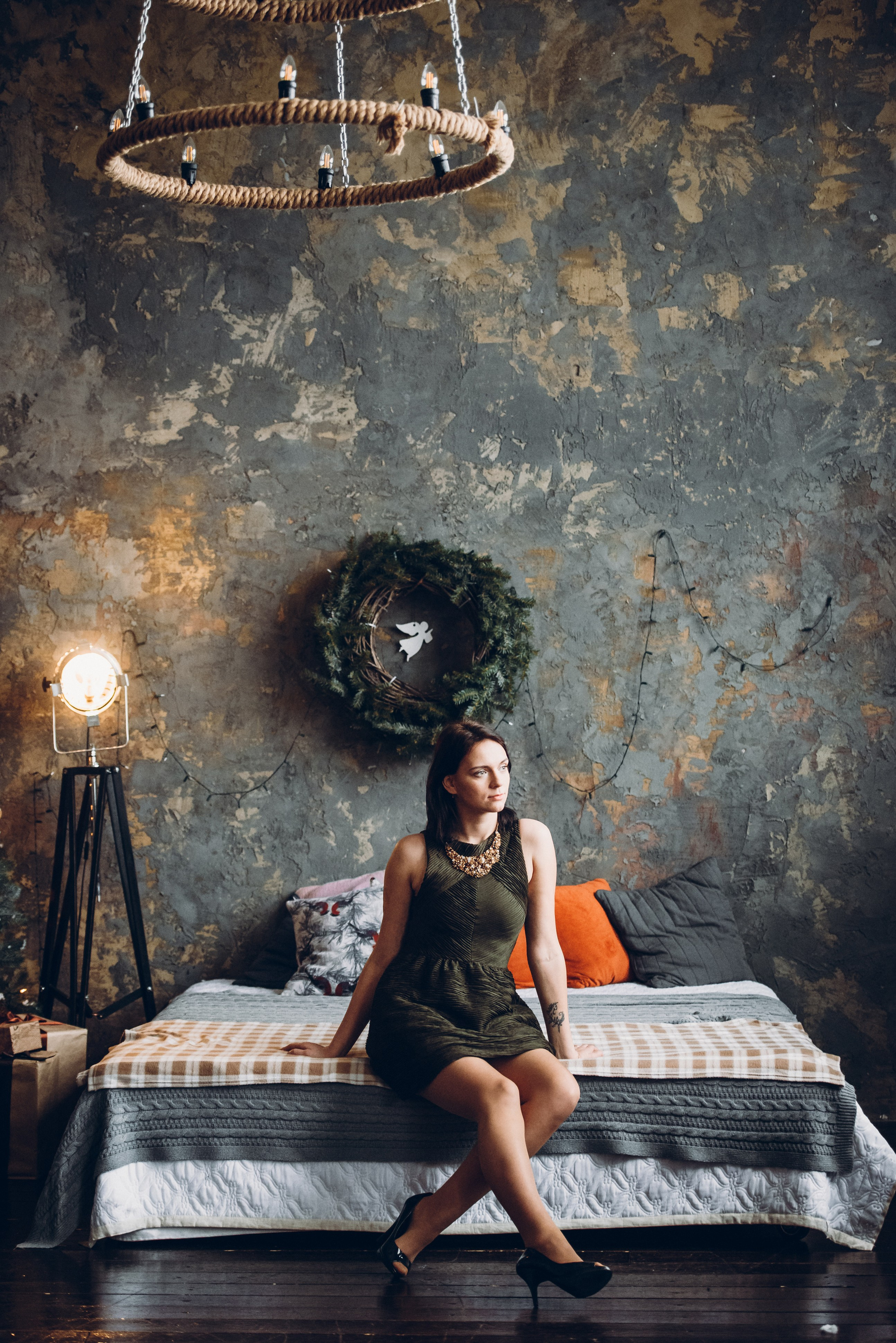 Новогодняя семейная фотосессия минск недорого женский портрет