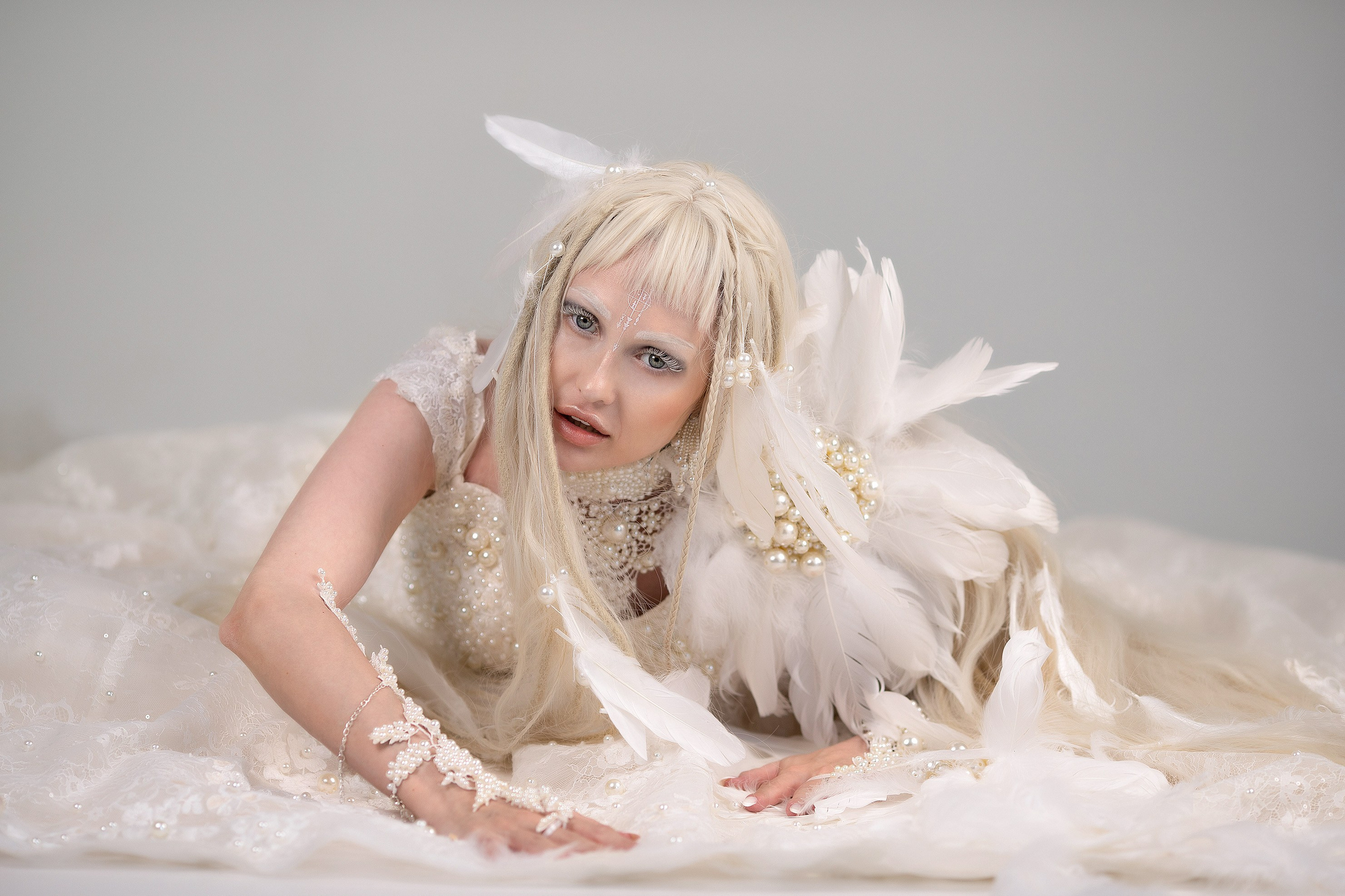 Фотопроект «Жемчужный лебедь». Женский и портретный фотограф Мила Прошина. Краснодаар