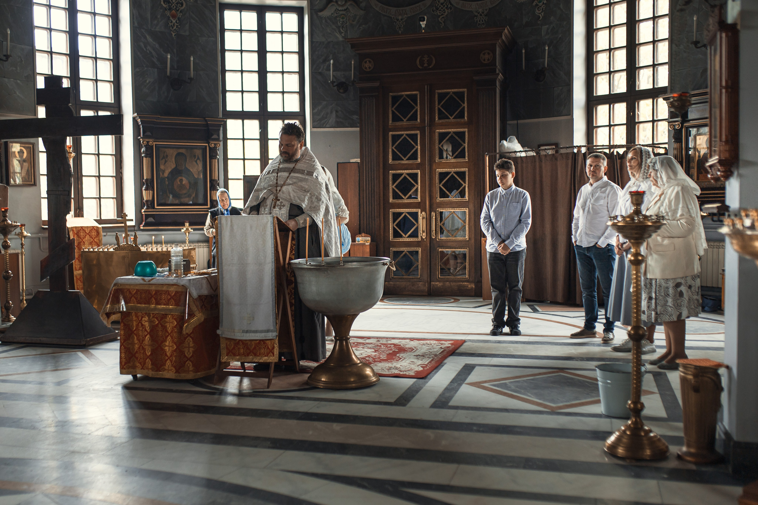 Крещение в Храме святого Иннокентия. Профессиональный фотограф в Москве и Мо Мария Шантарёва