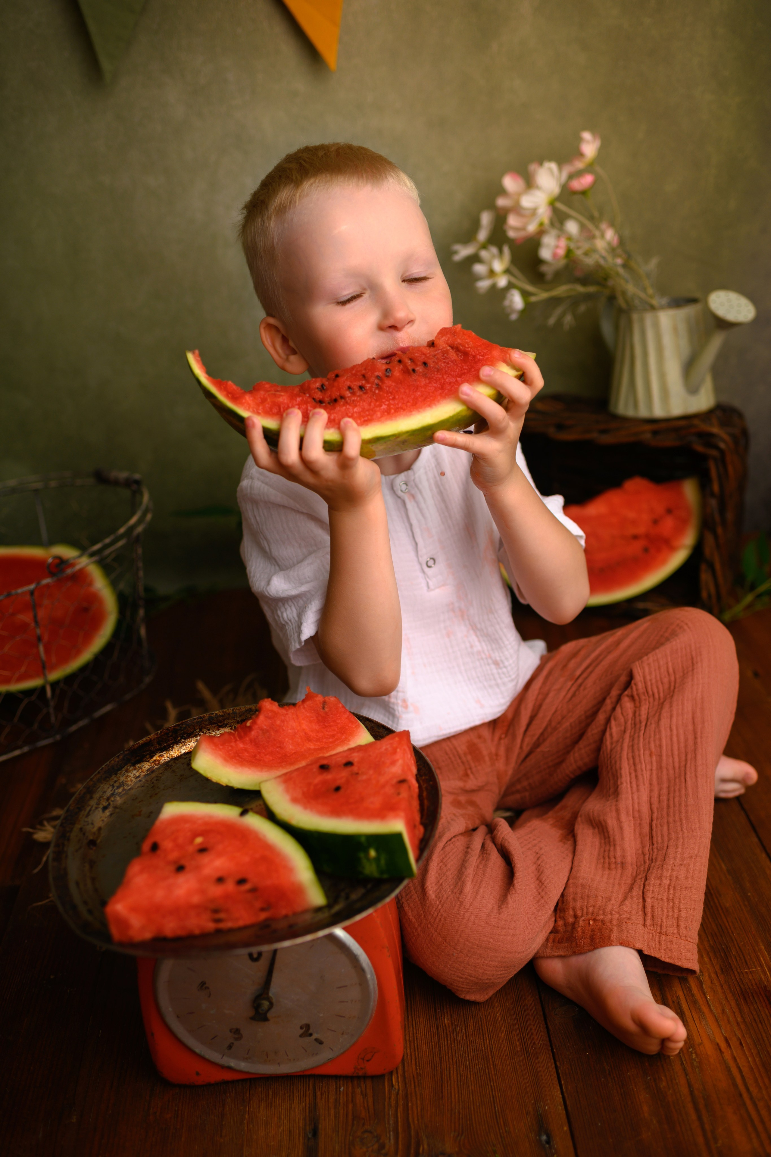 Фотопроект арбузик. Семейный, детский фотограф в Москве Дегтярева Анастасия