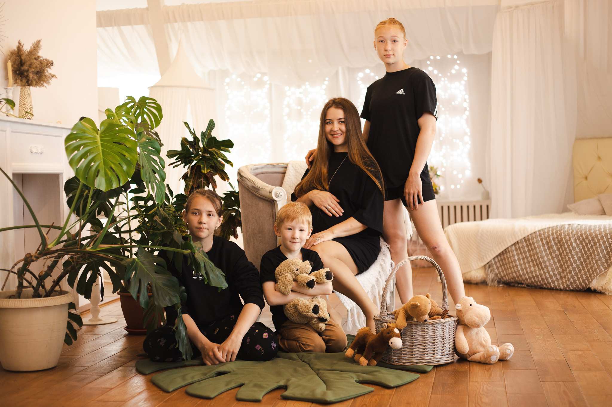 семья из 5 человек