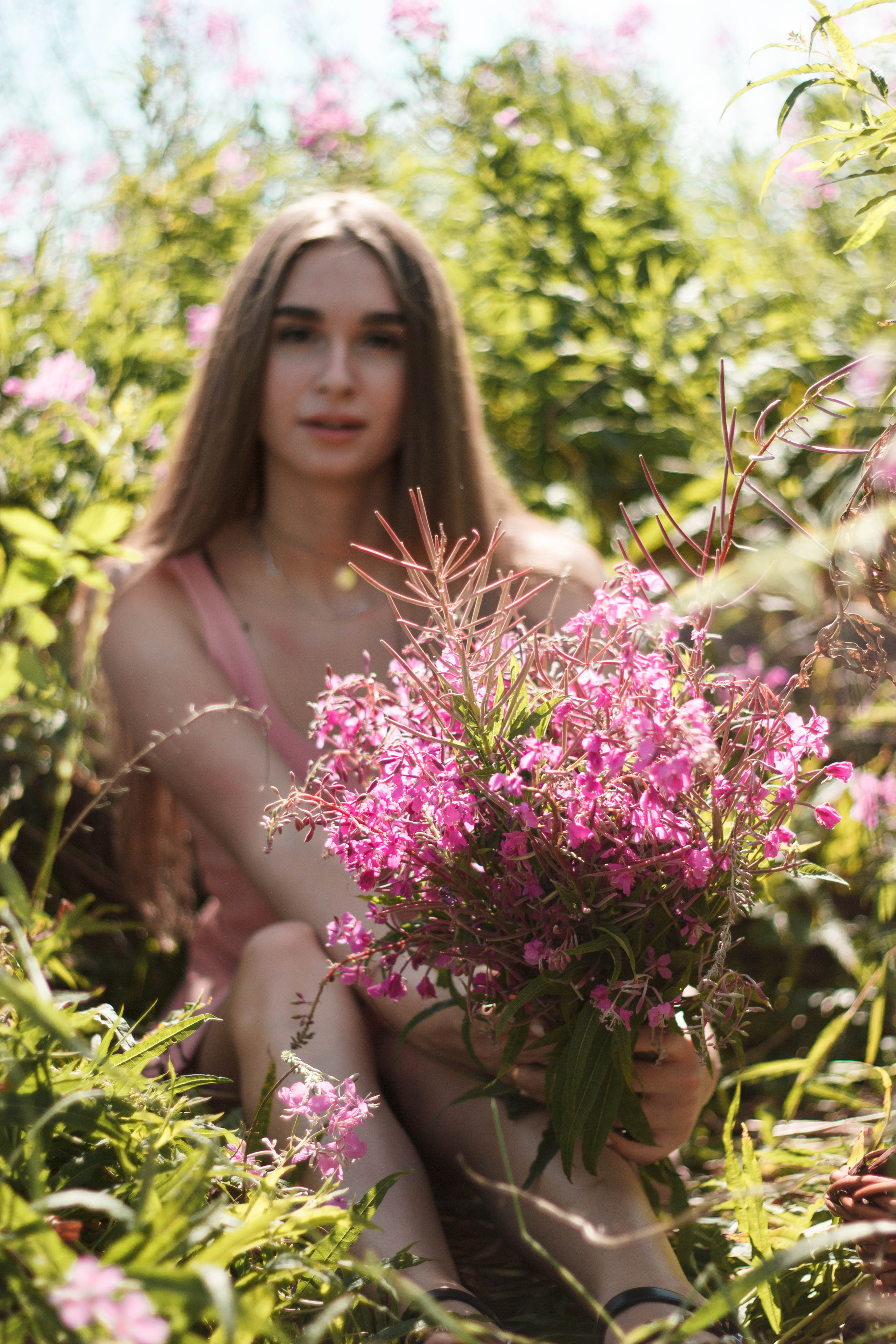 Фотосессия в Иркутске с Иван-чаем. Фотограф в Иркутске Тома Кабанова