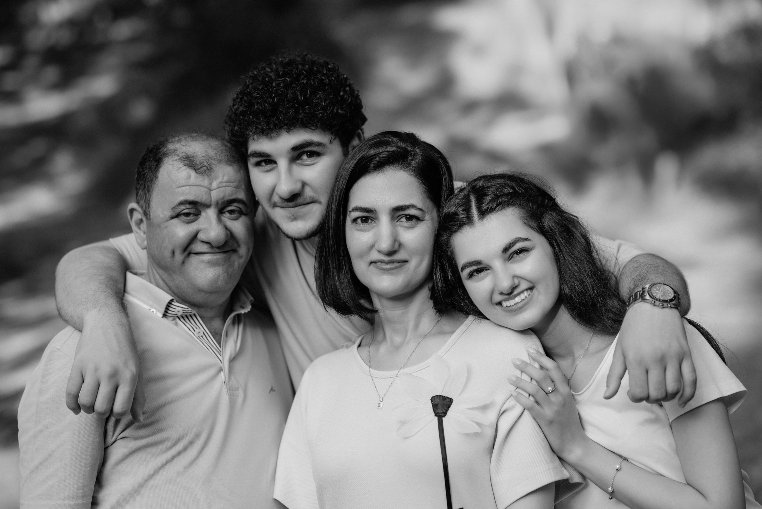 Семья в парке