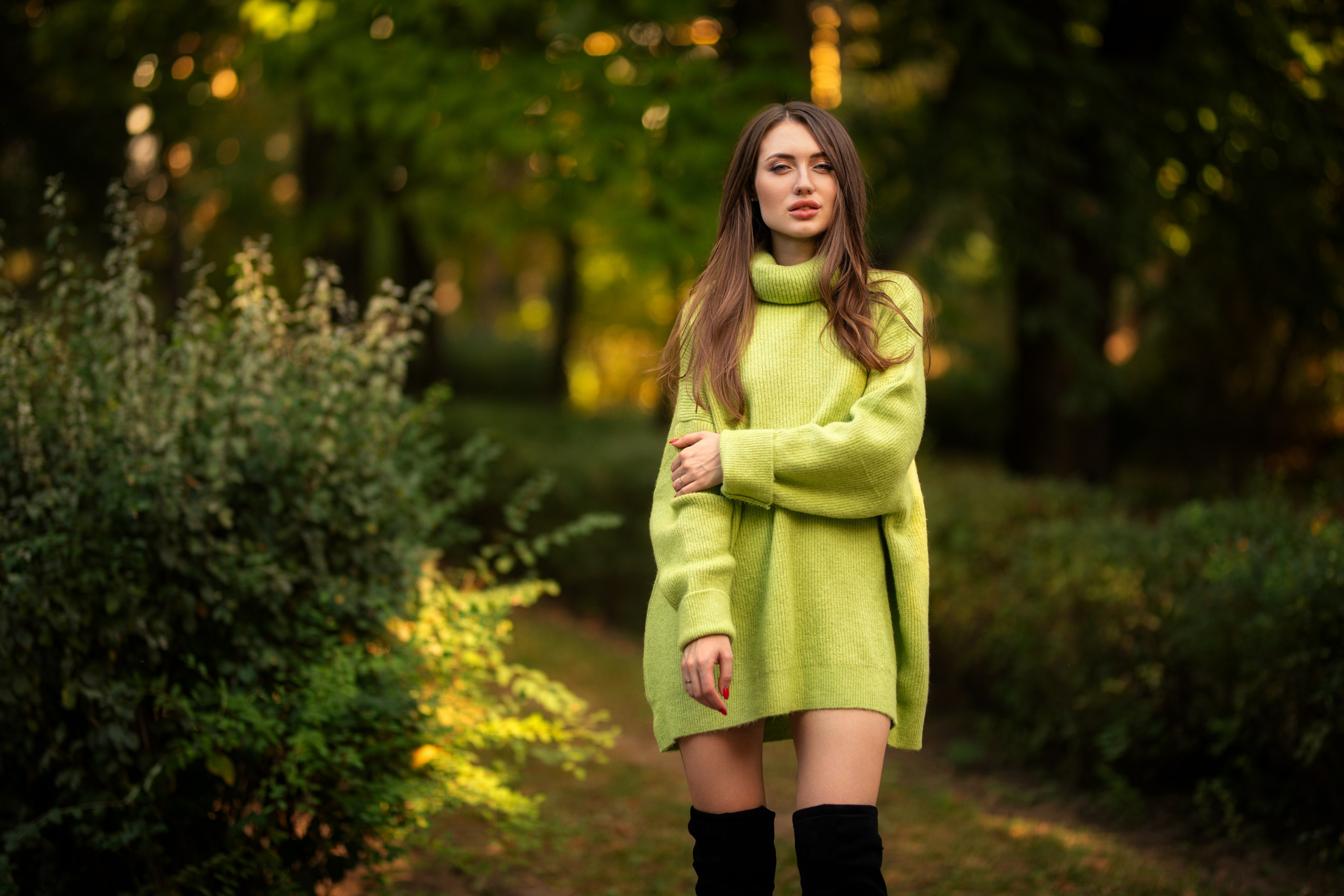 Осенняя съемка с Анастасией в парке в формате для «себя»