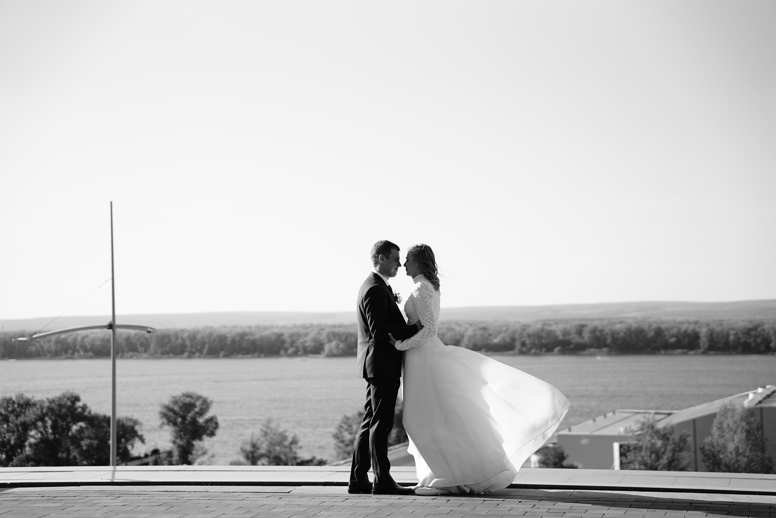 Андрей и Алина чб. Свадебный фотограф в Самаре Анна Ковалева