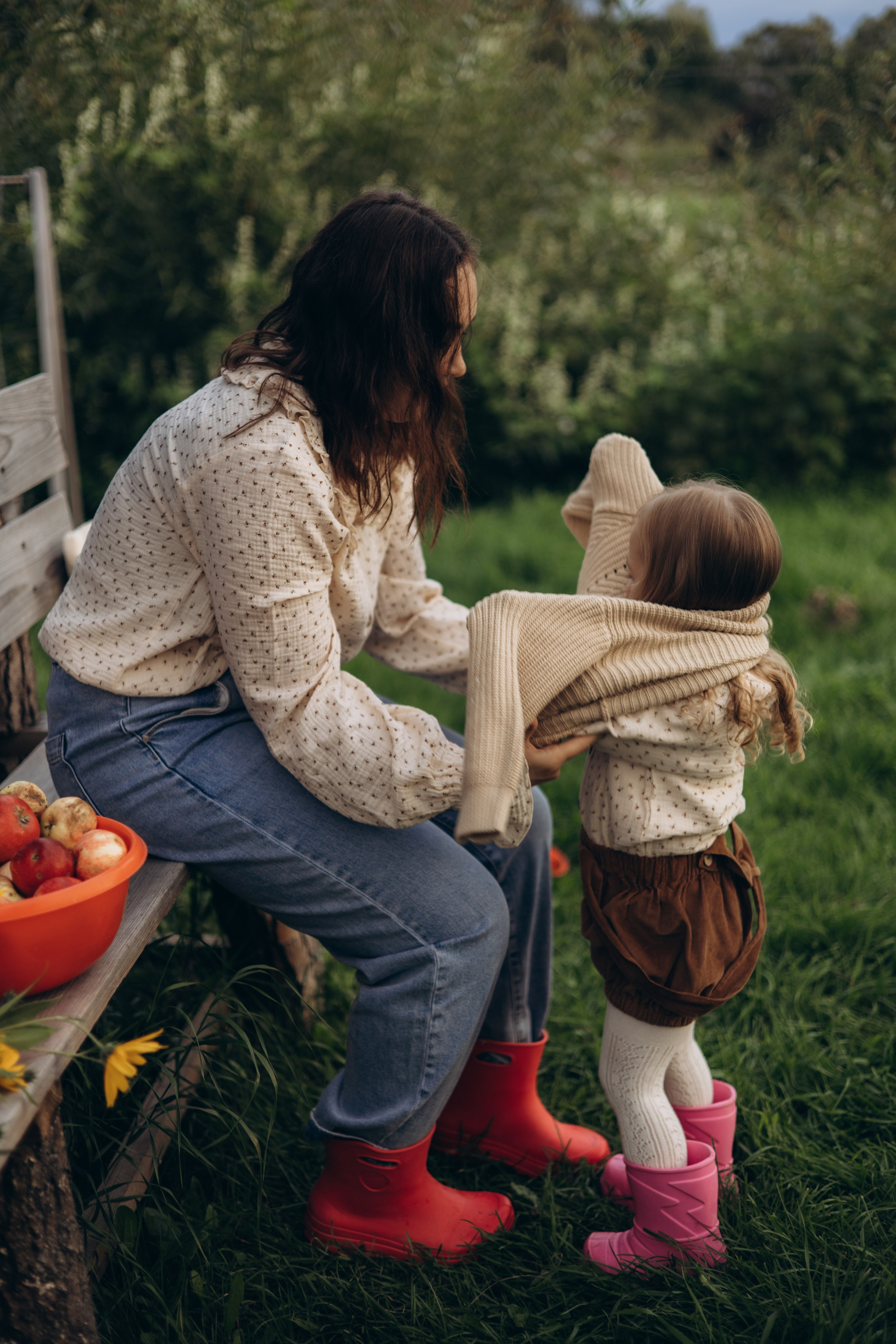 Мамочка и дочка (24.08.2025) г. Жуков (Калужская обл.). Надежда Стар семейный и церковный фотограф в Жукове и Калужской области