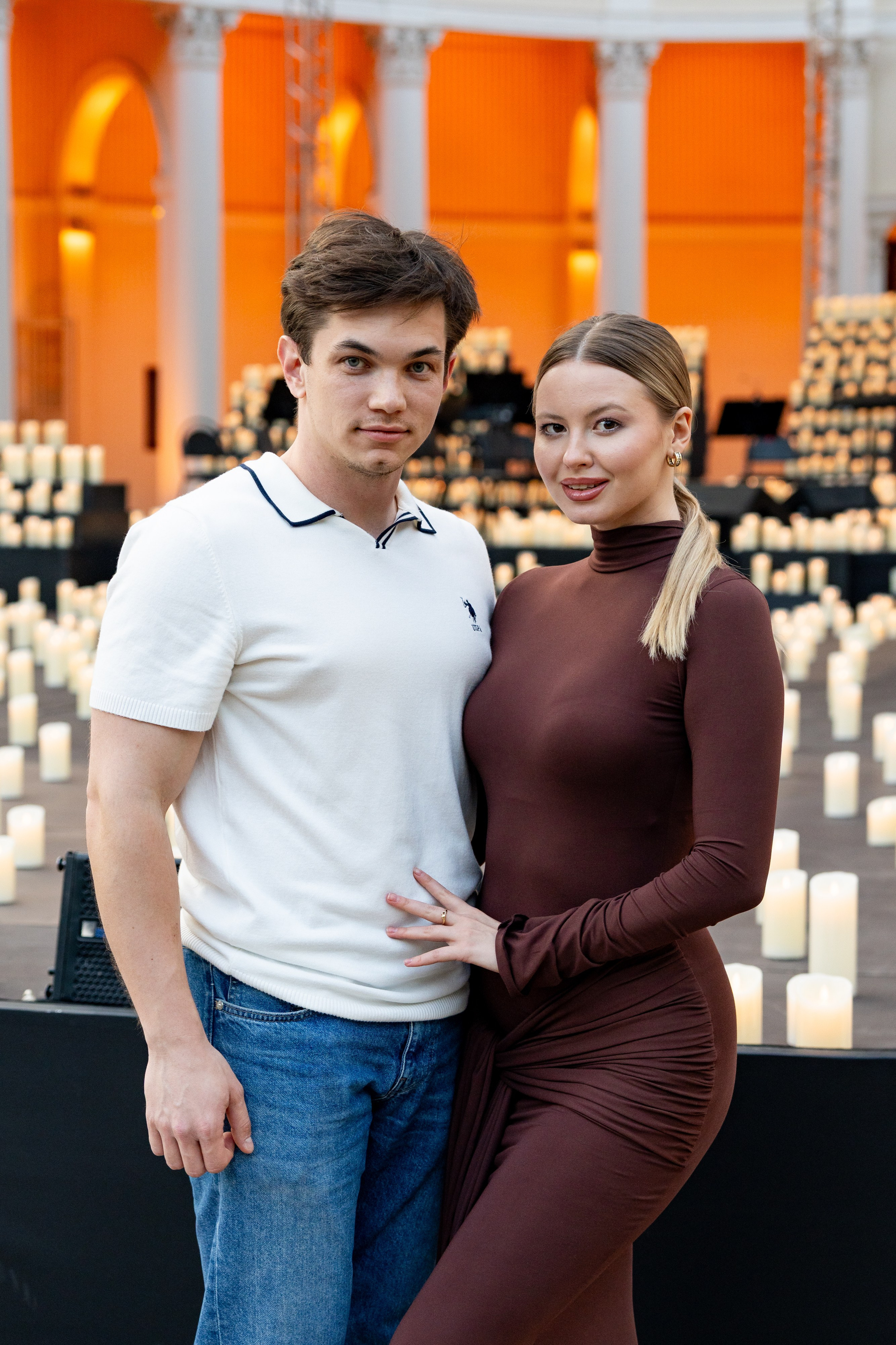 Симфонический оркестр Lumisfera при свечах. Фотограф Никита Комаров