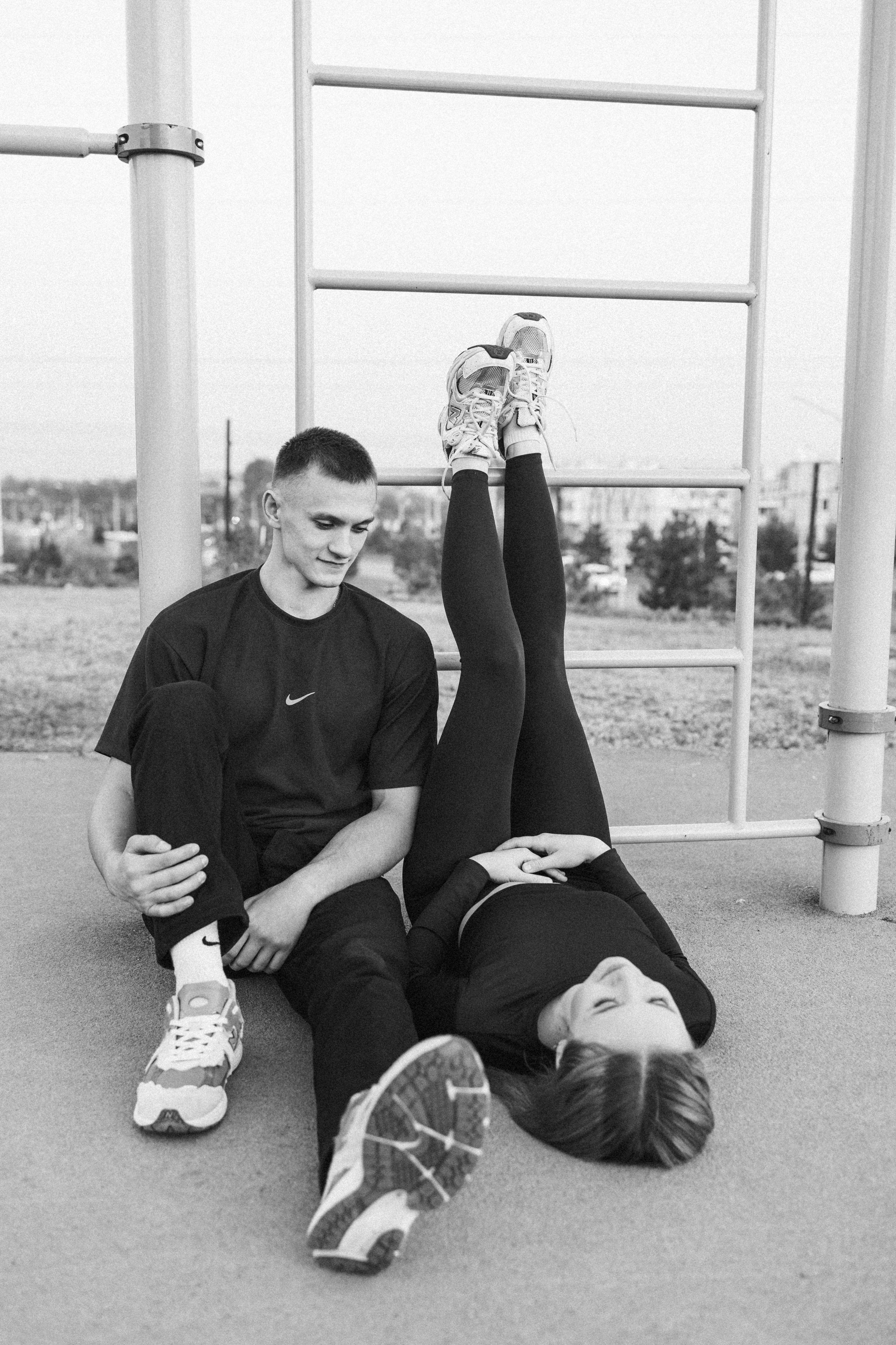 На спорт площадке (Настя+Игорь). Photograph Svetlana Volkova