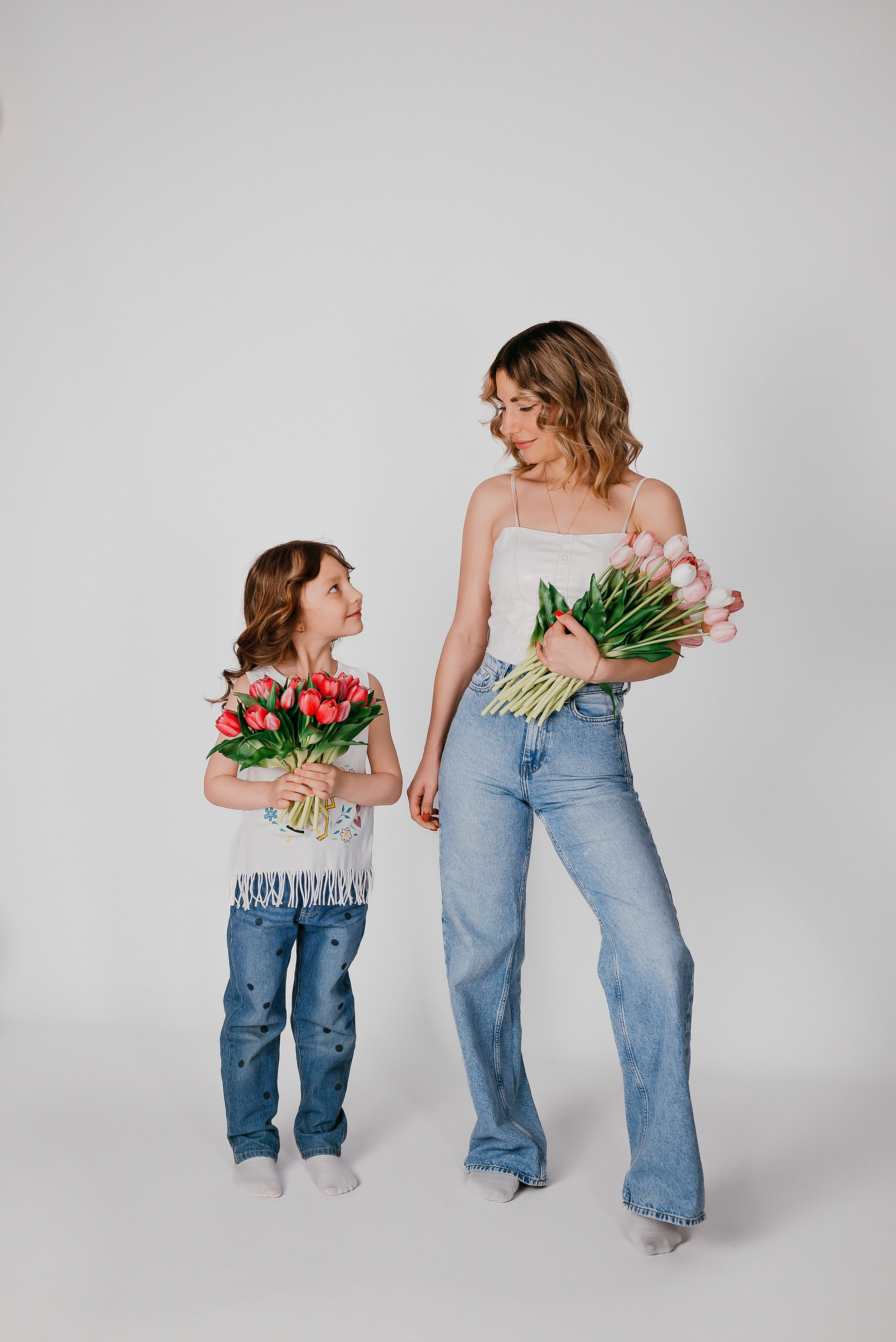 Мама и дочь (студия). Семейный фотограф в Краснодаре