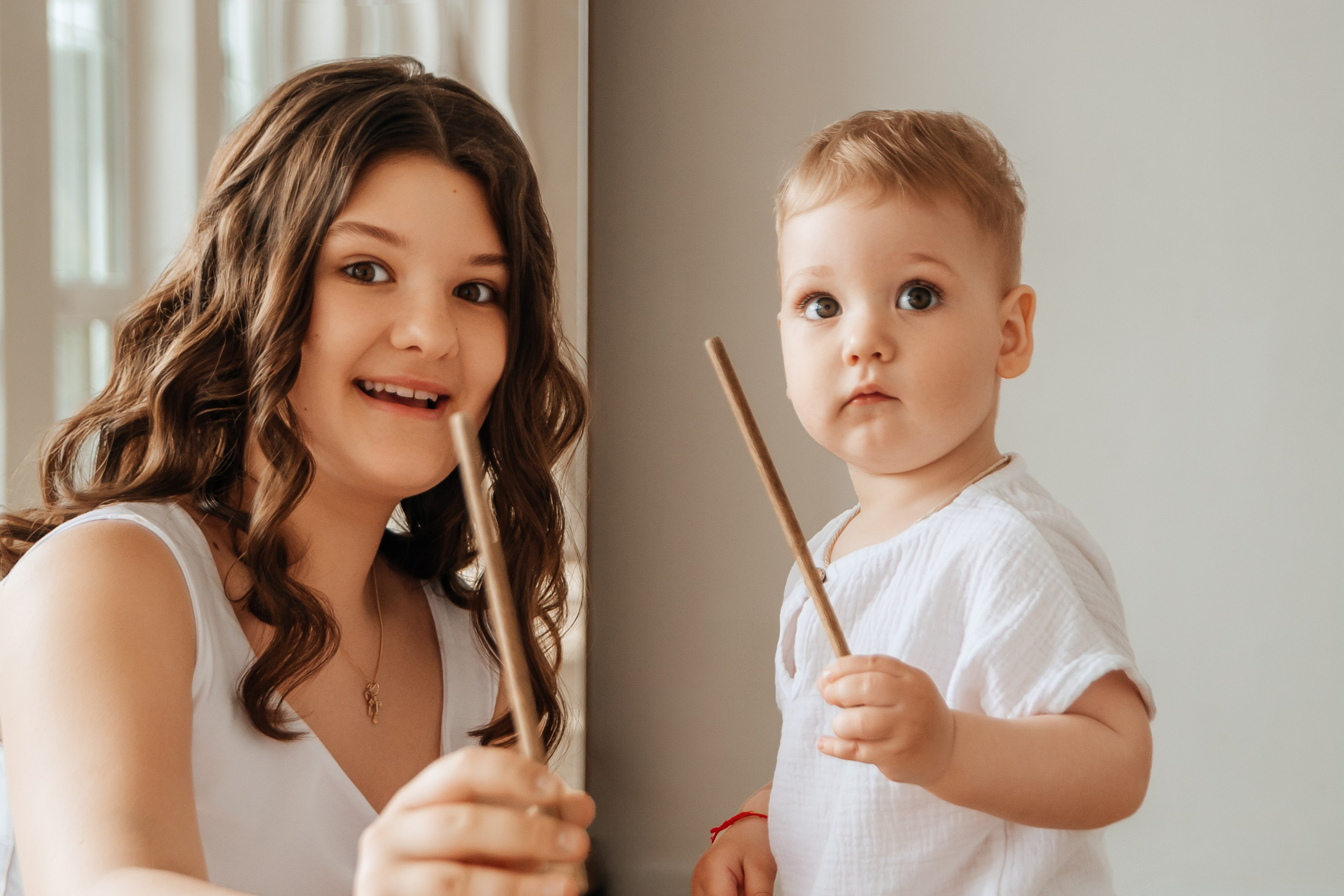 Фотосессия годика минимализм. Семейный и детский фотограф Кущ Наташа