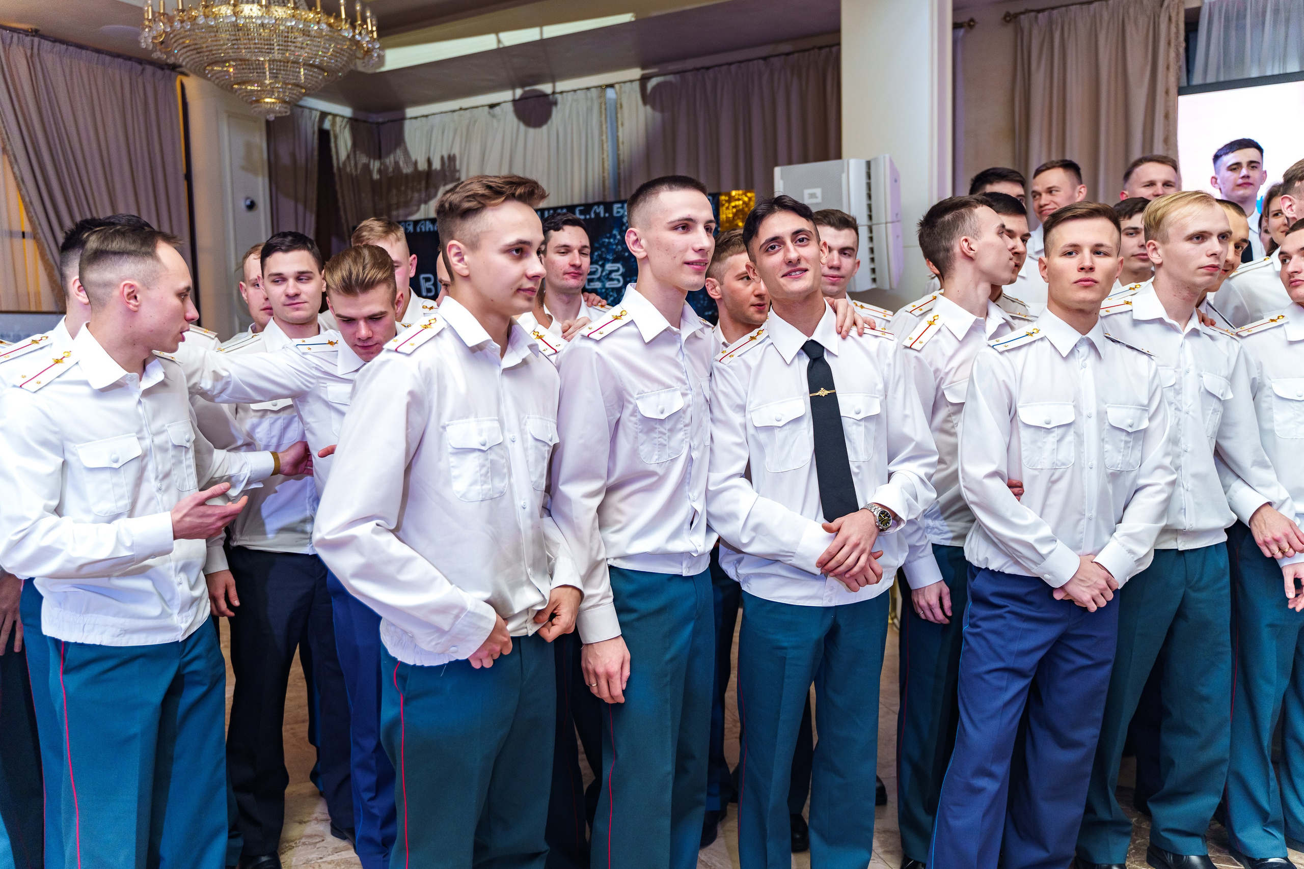 Фотосъемка выпуска военной академии и вручение дипломов