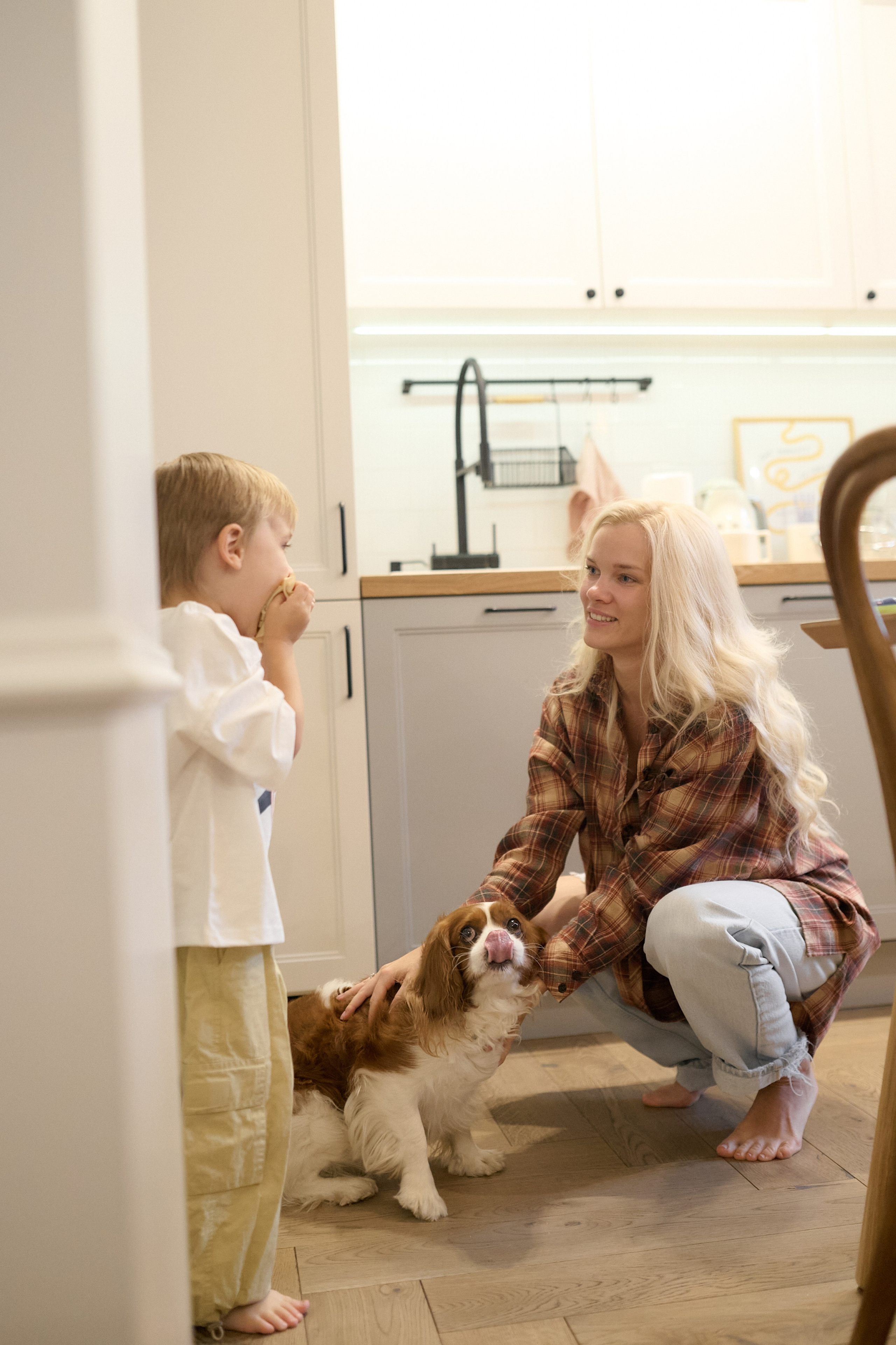 Серёжа, Вика, Макар и Кэш. Семейный и свадебный lifestyle-фотограф в Москве Мария Петрова