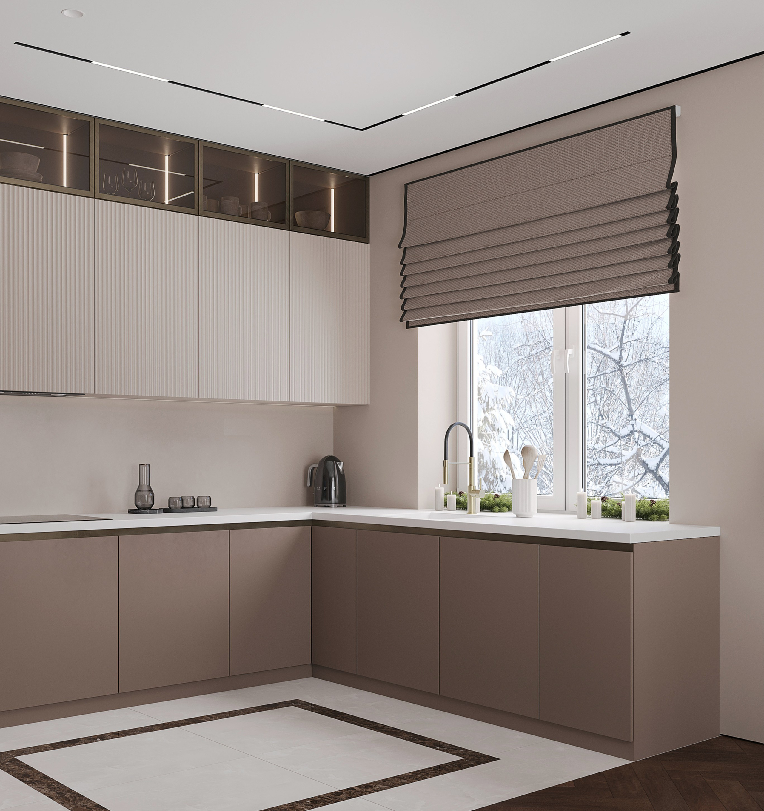 Проект Дома Казань. Студия дизайна интерьера Лактионовой Елены