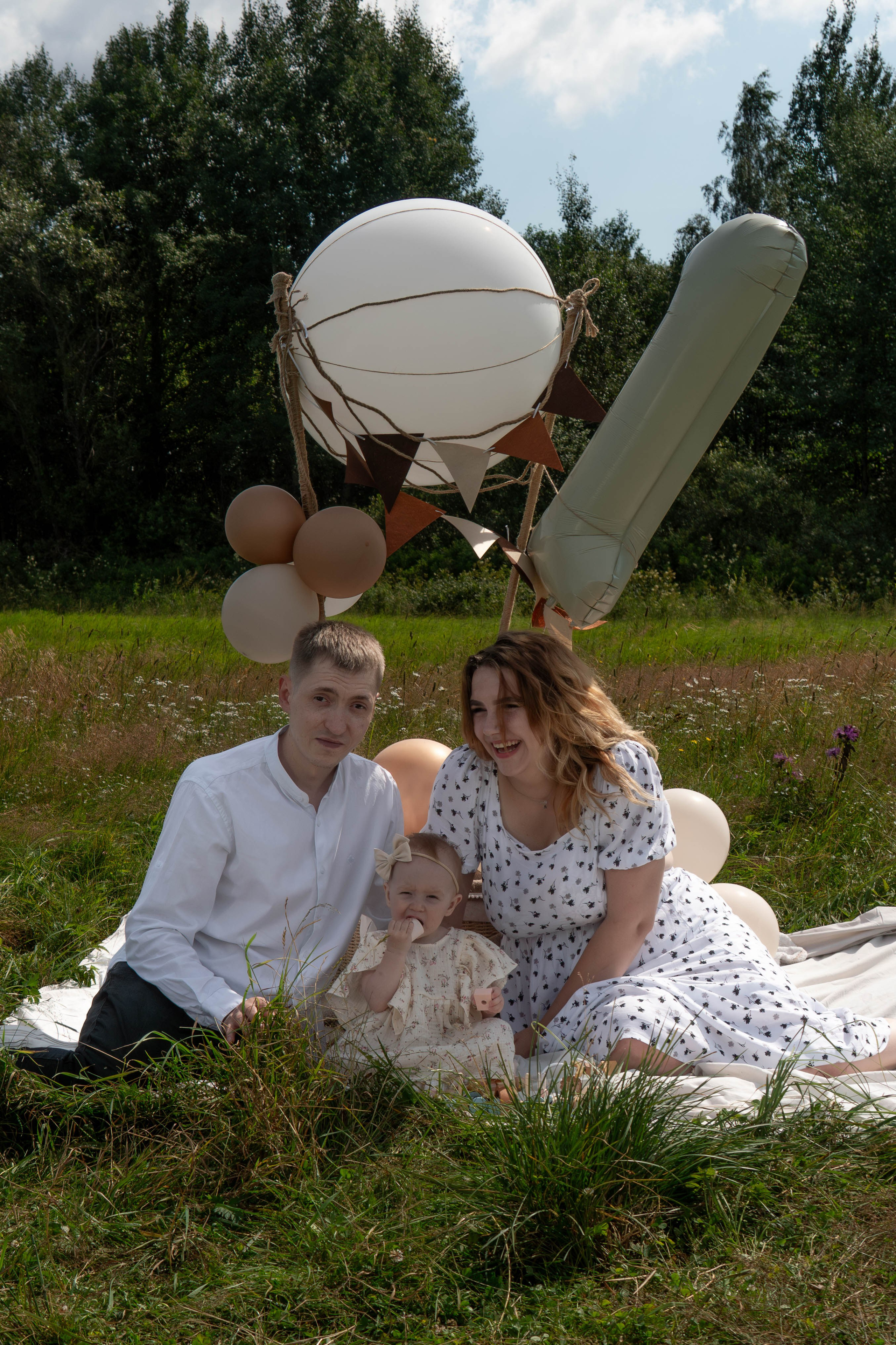 На воздушном шаре. Фотограф Санкт-Петербург