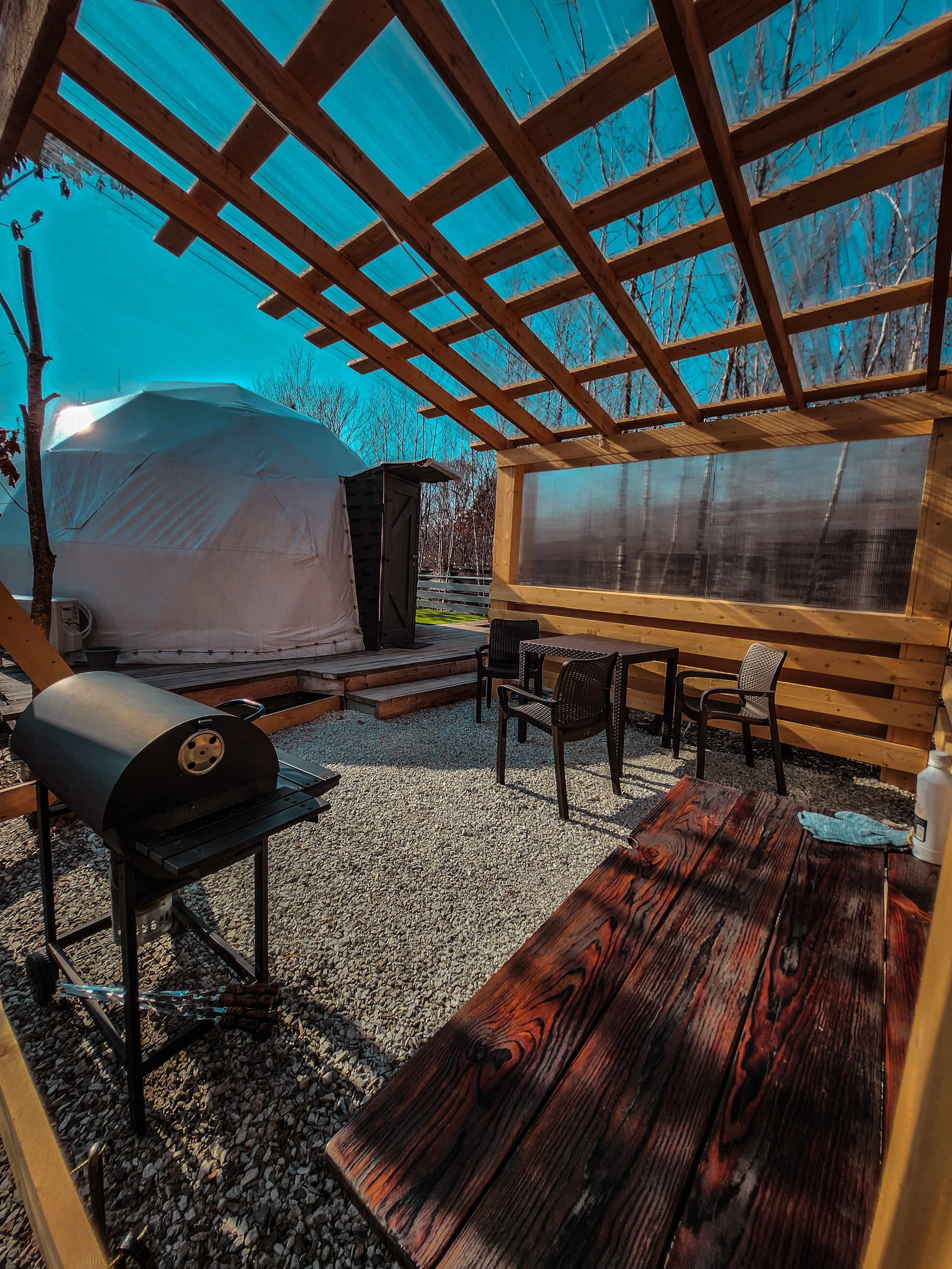 Геокупол фото. Вгости. Посуточная аренда дома во Владивостоке, баня с чаном. Теплый бассейн, геокупол. Аренда дома во Владивостоке, Надеждинском районе